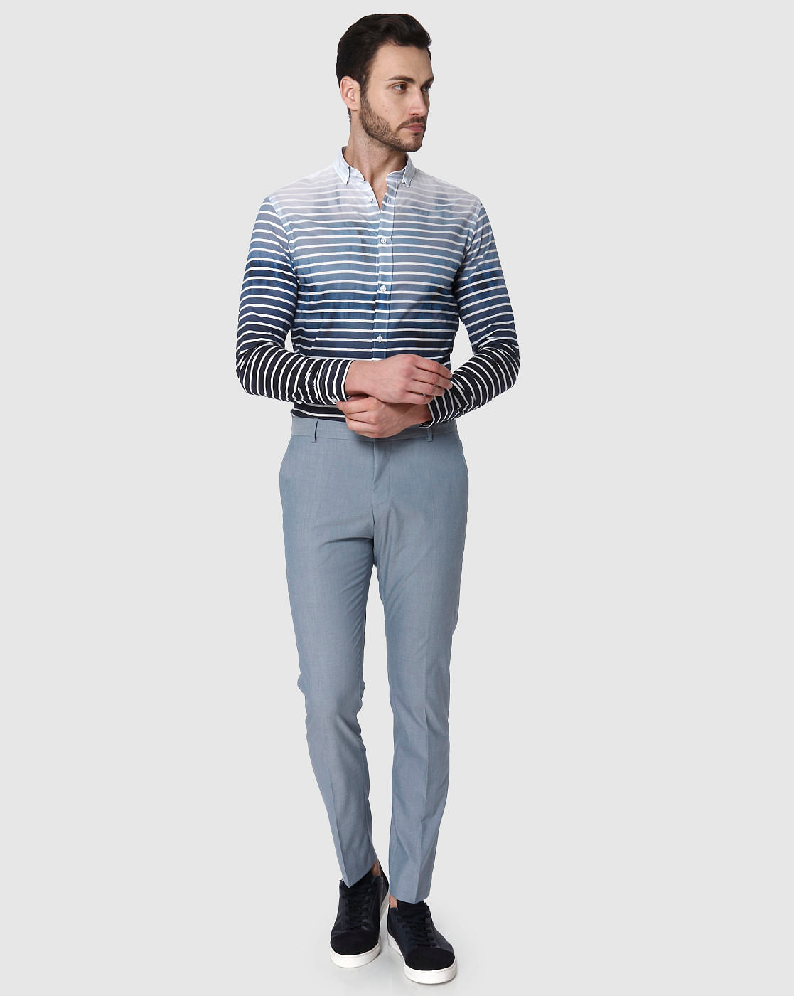 Blue Formal Trousers