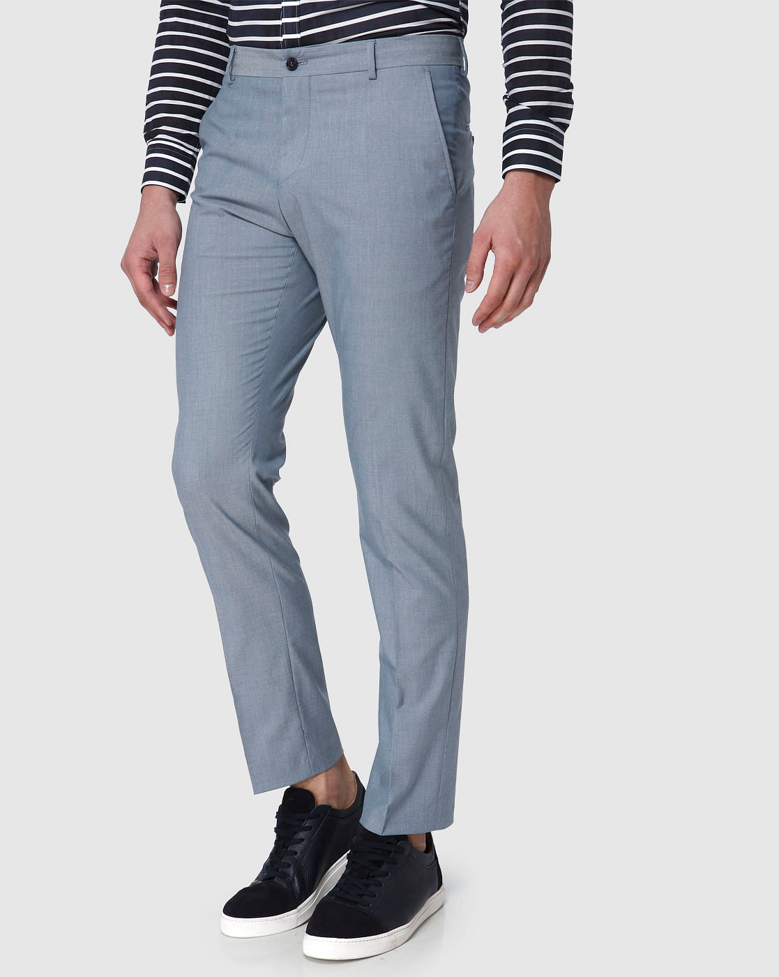 Blue Formal Trousers