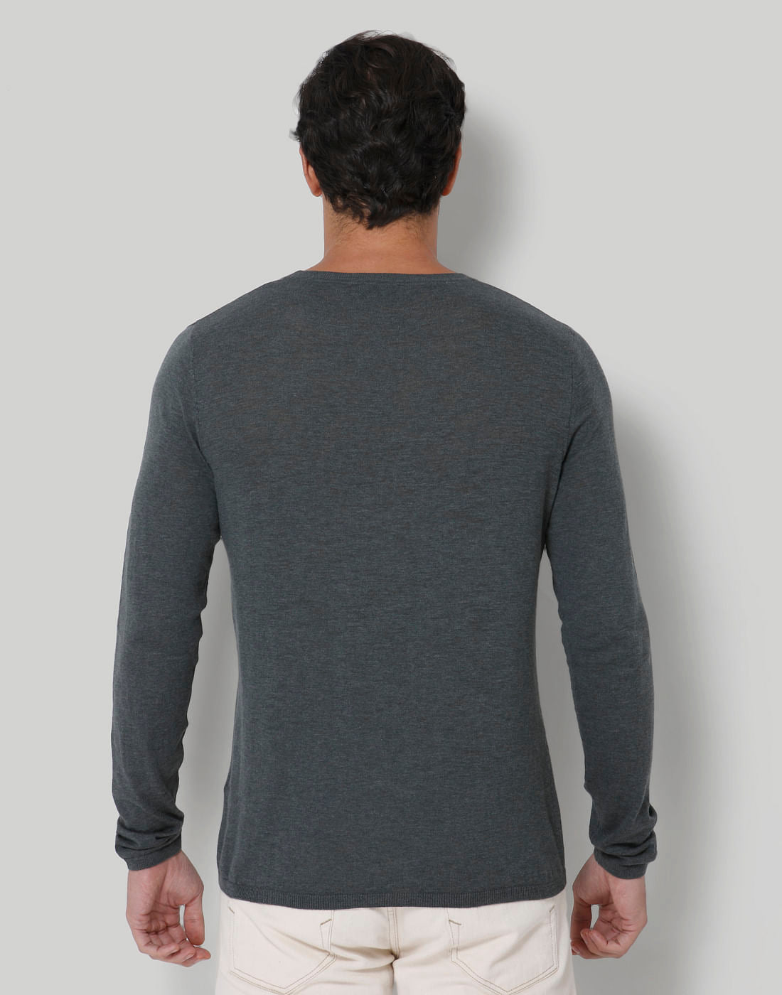 Grey Crew Neck T-Shirt