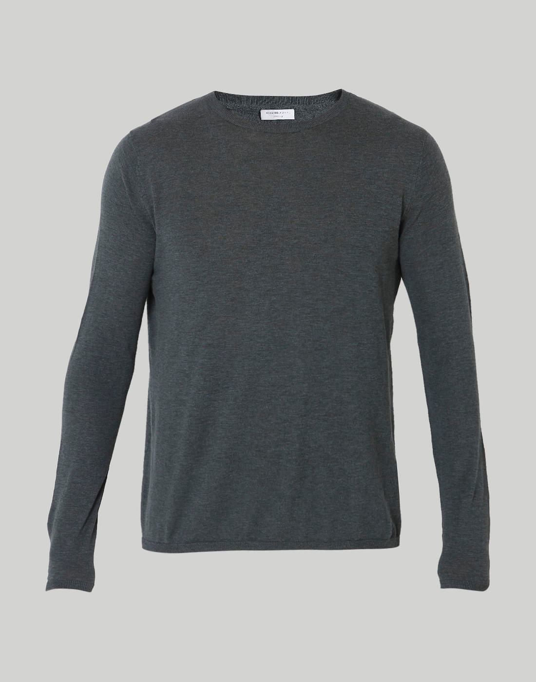 Grey Crew Neck T-Shirt