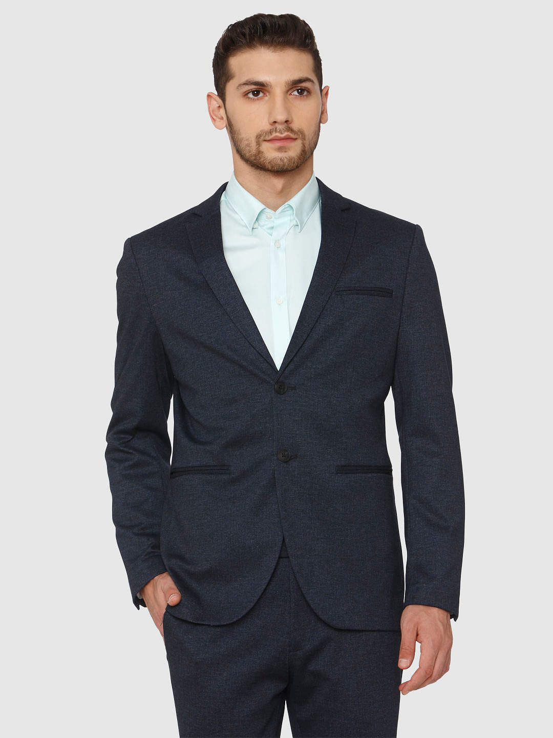 Navy Blue Formal Slim Fit Blazer