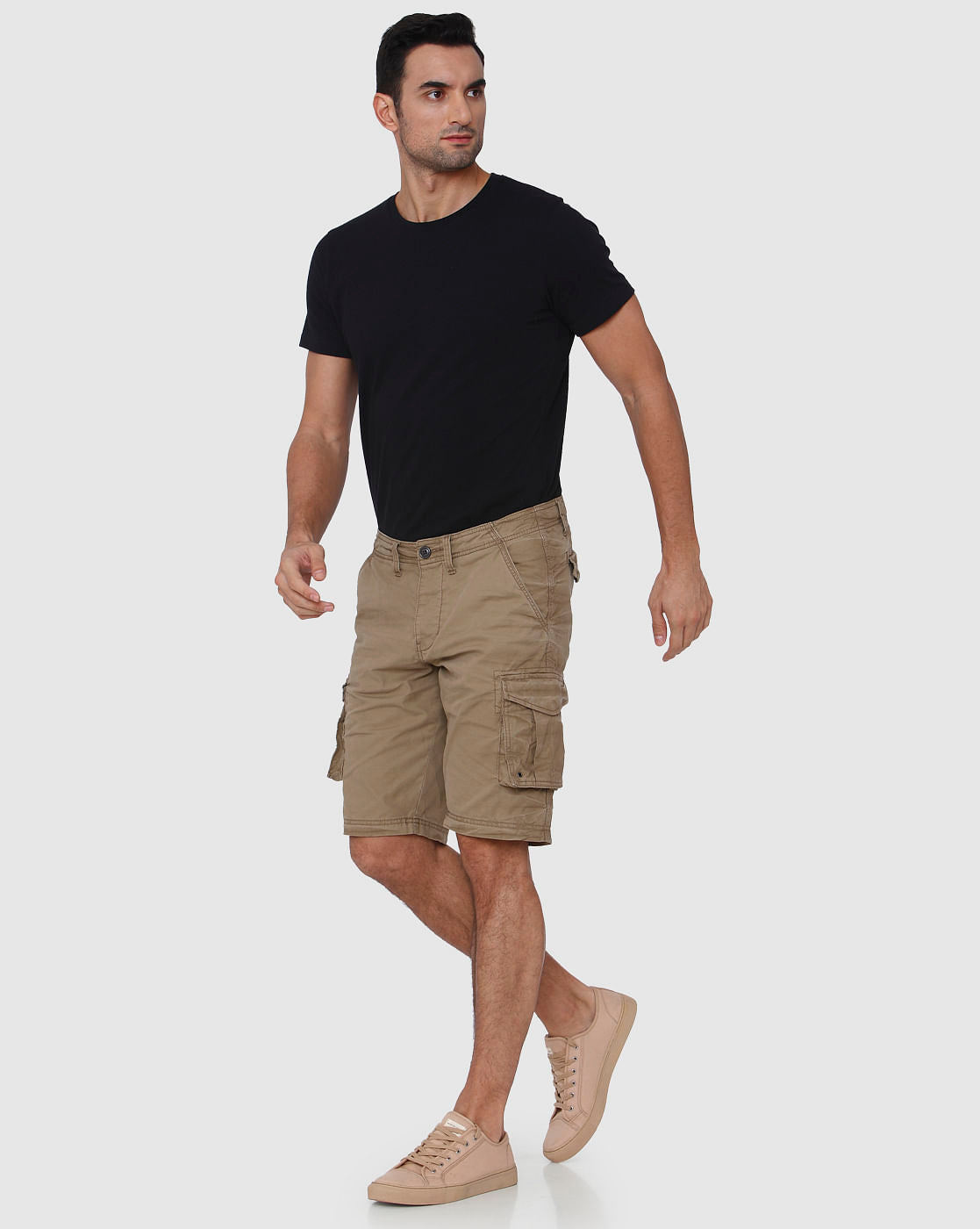 Brown Cargo Shorts
