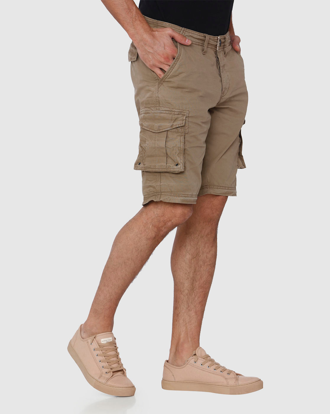 Brown Cargo Shorts
