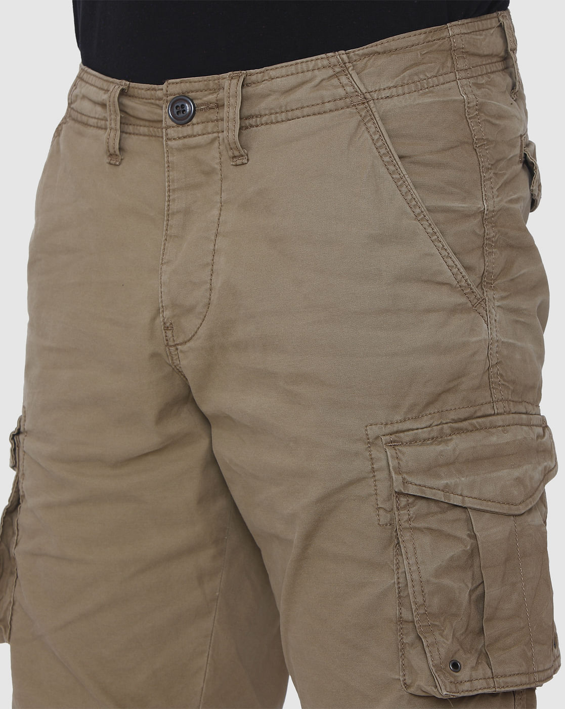 Brown Cargo Shorts