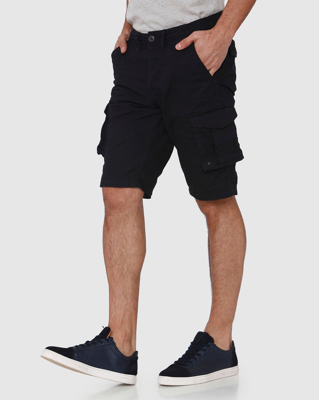 Black Cargo Shorts