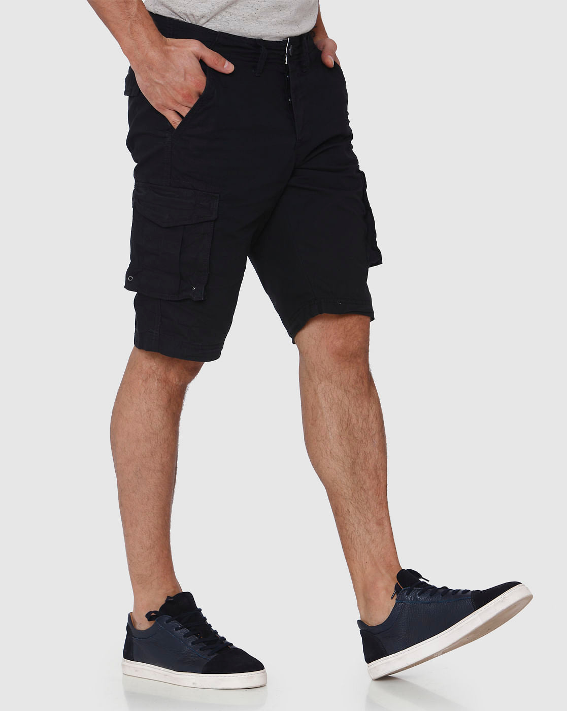 Black Cargo Shorts