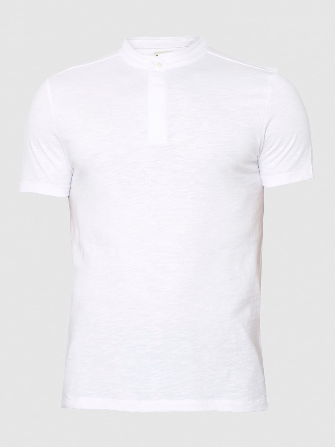 White Henley T-Shirt