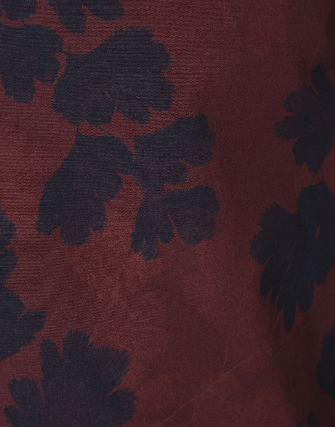 Red Floral Print Full Sleeves Shirt