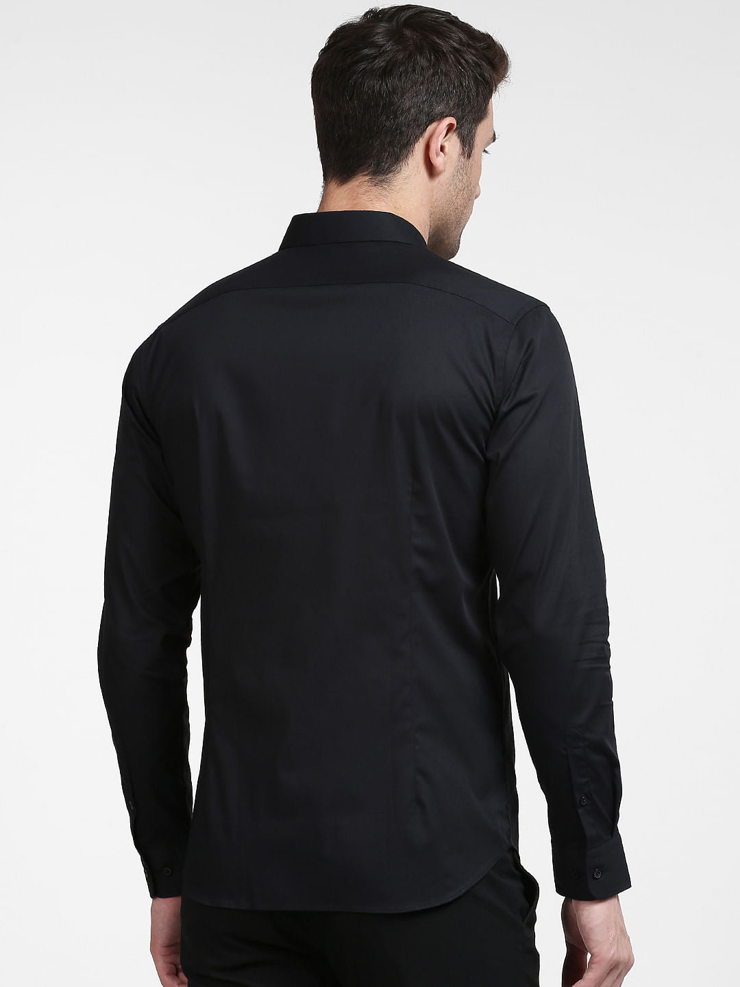 Black Formal Slim Fit Shirt