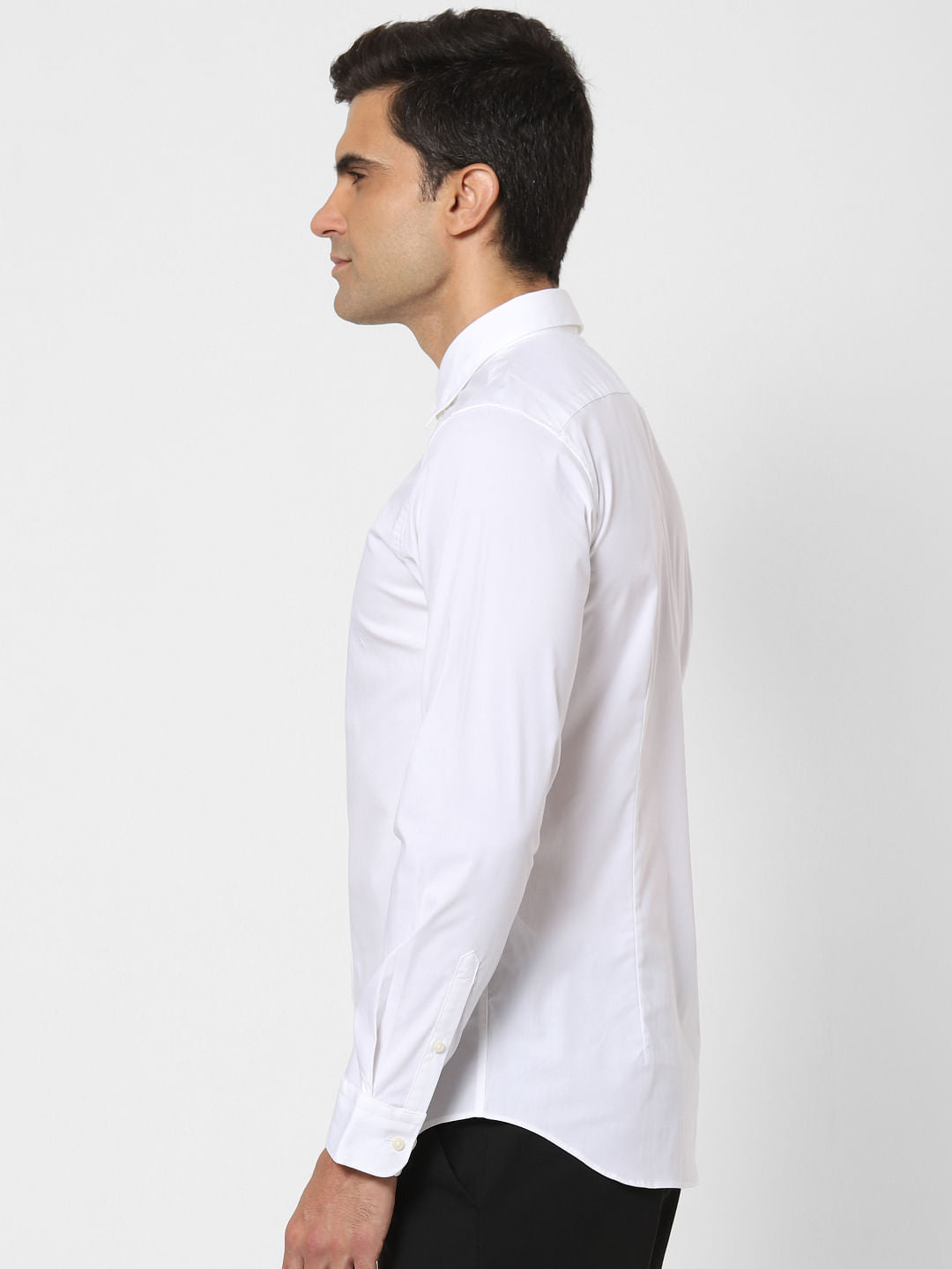 White Full Sleeves Shirt
