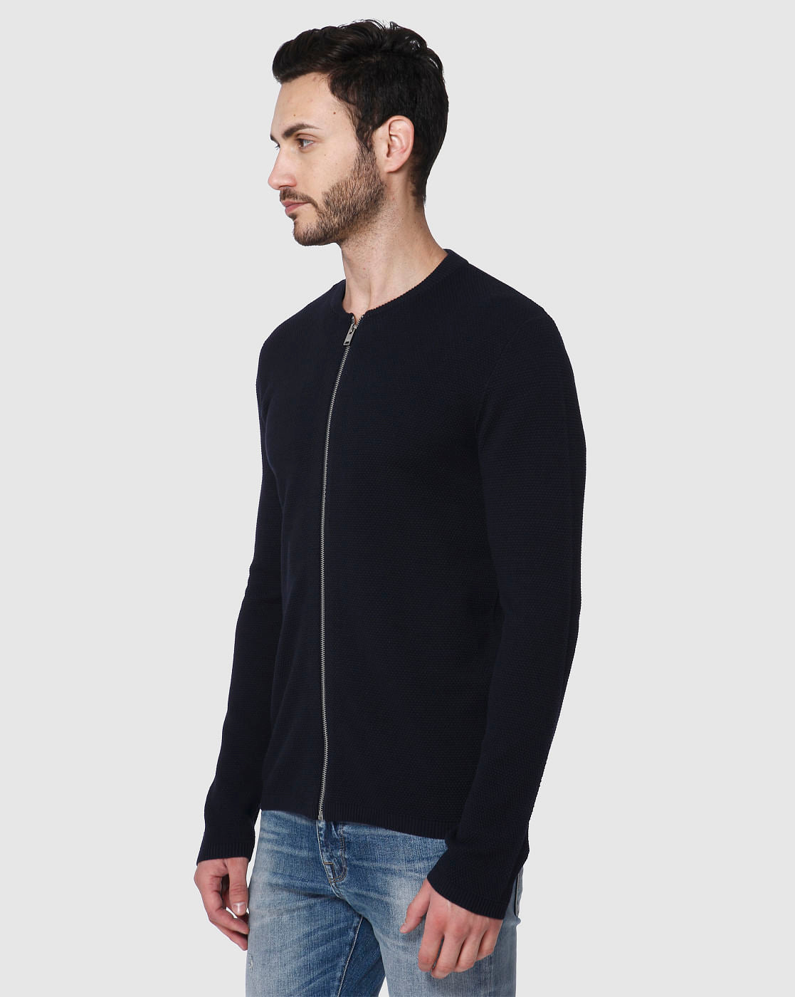 Blue Cardigan