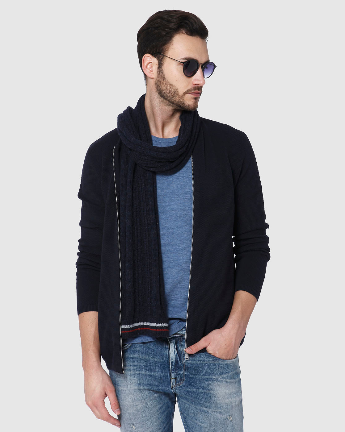 Blue Cardigan