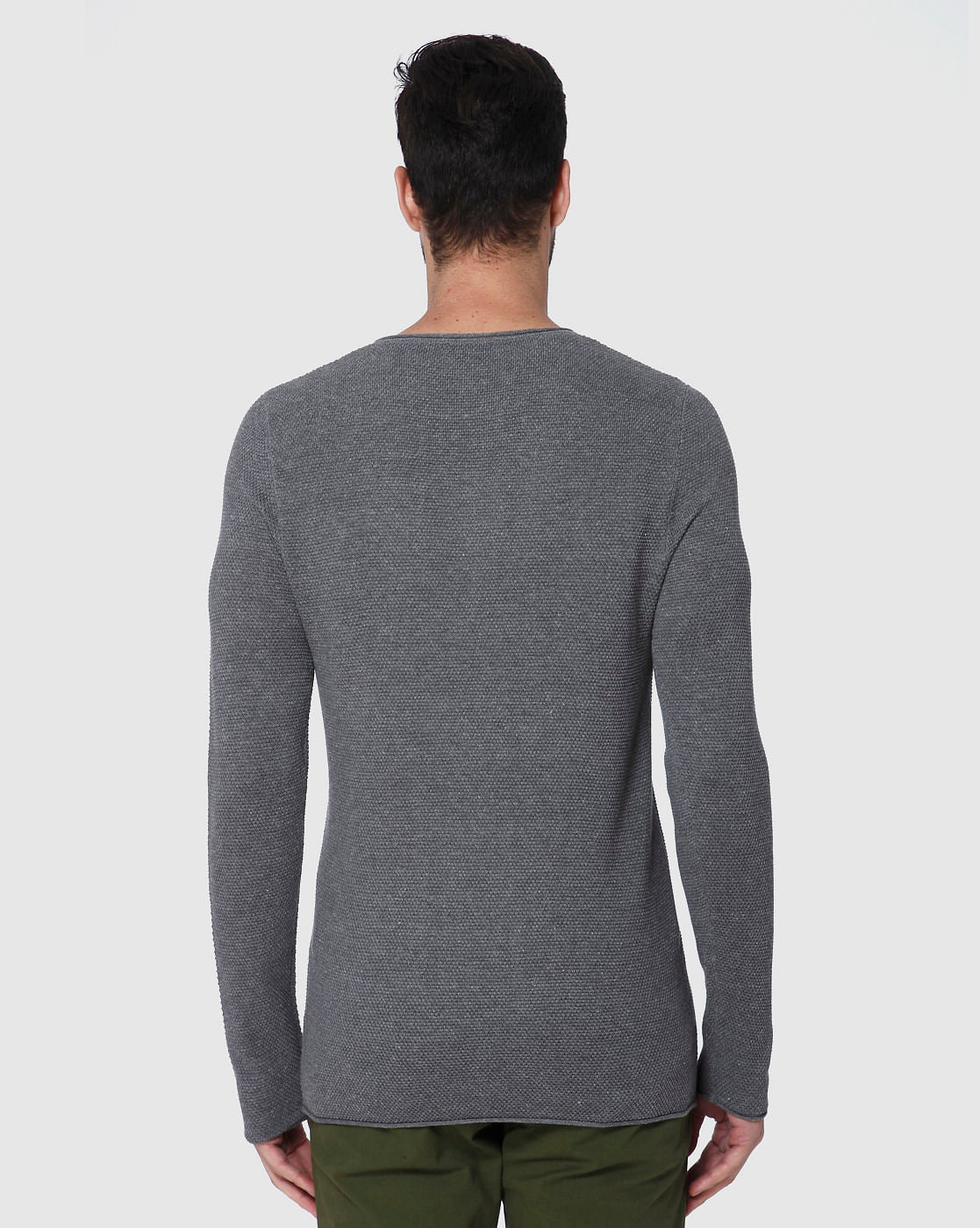 Grey Crew Neck T-Shirt