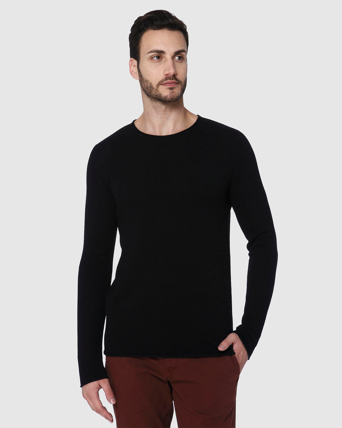 Black Crew Neck T-Shirt