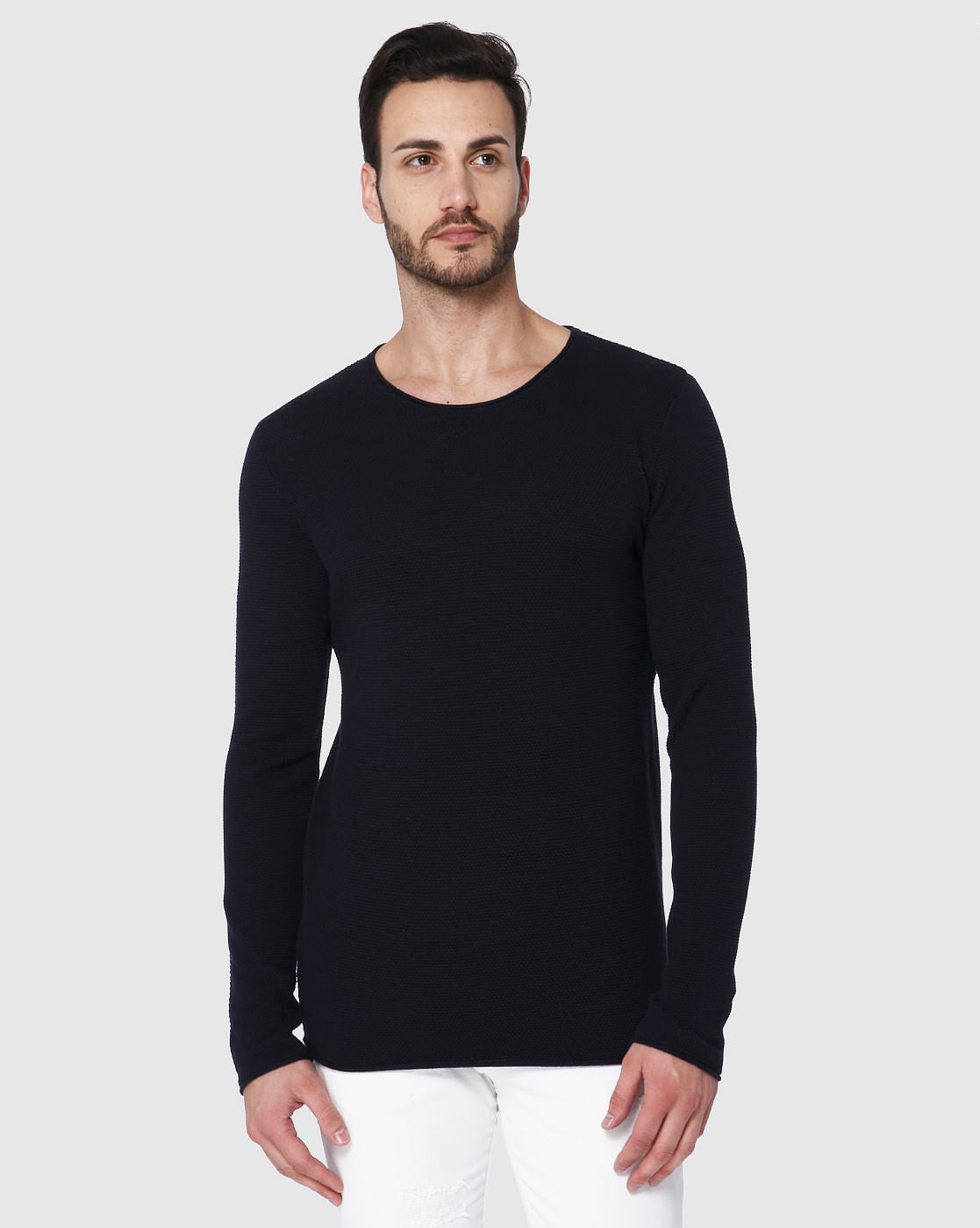 Blue Crew Neck T-Shirt