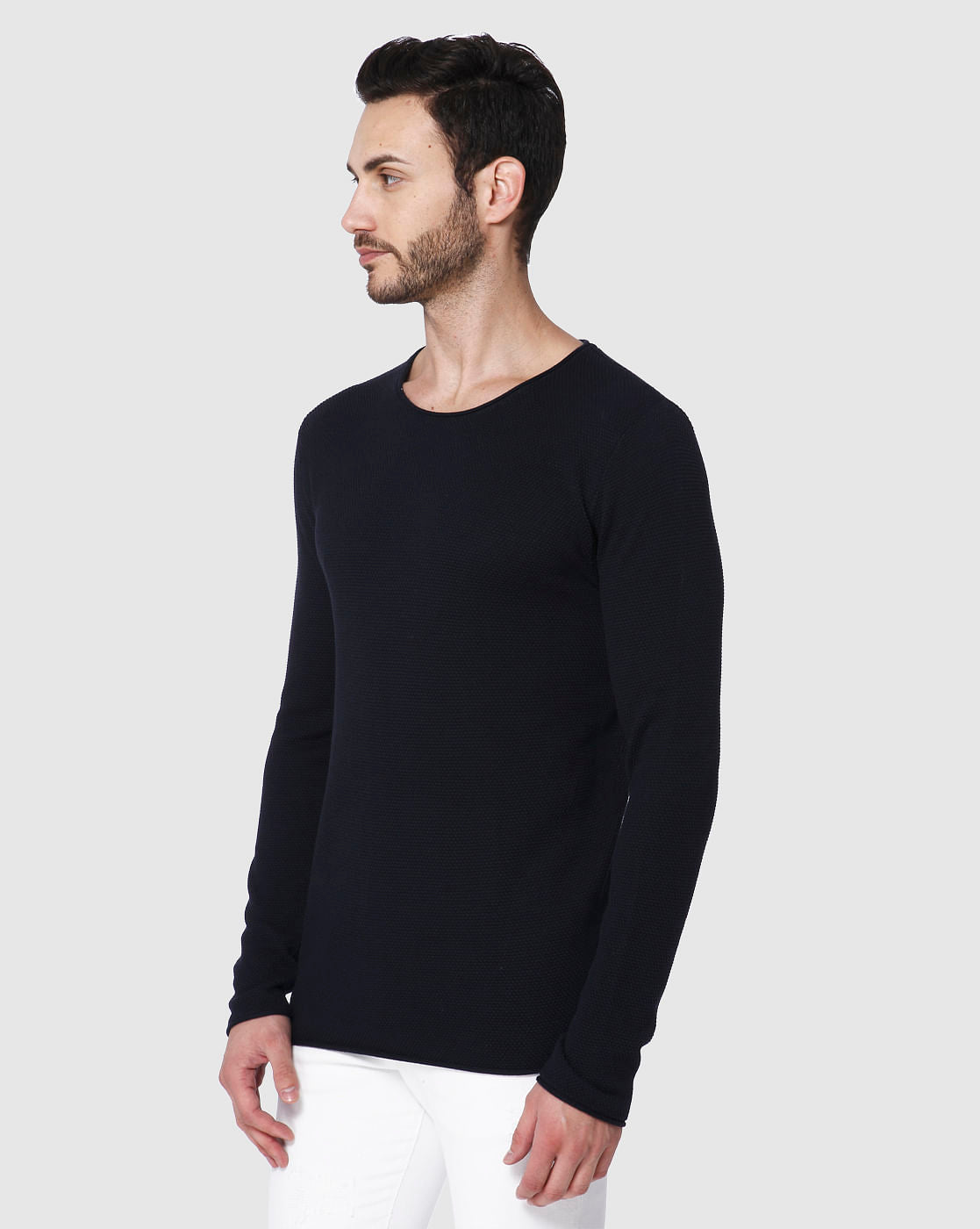 Blue Crew Neck T-Shirt