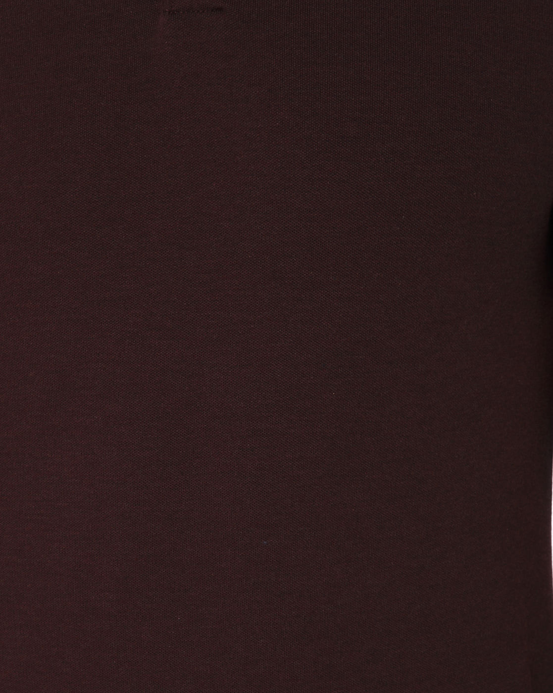 Burgundy Polo Neck T-Shirt