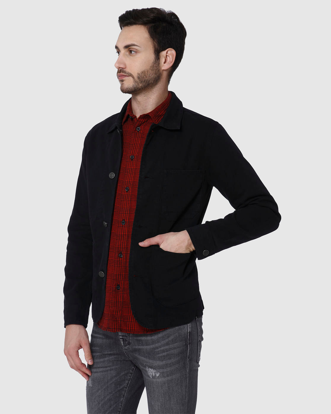 Black Casual Jacket