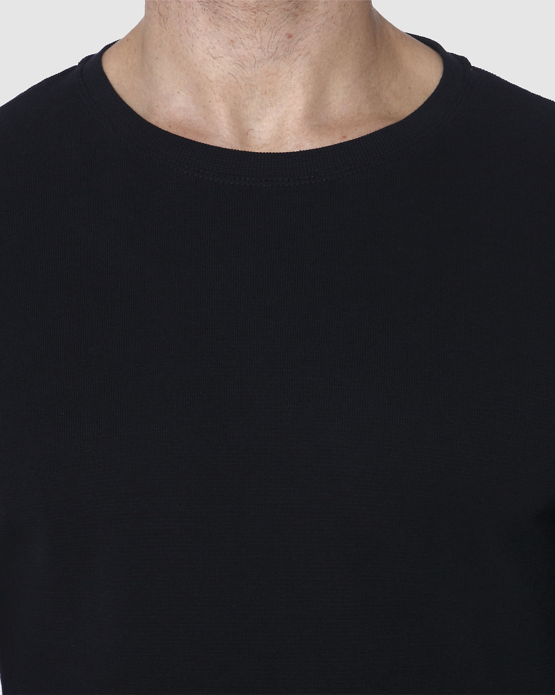 Black Crew Neck Pullover