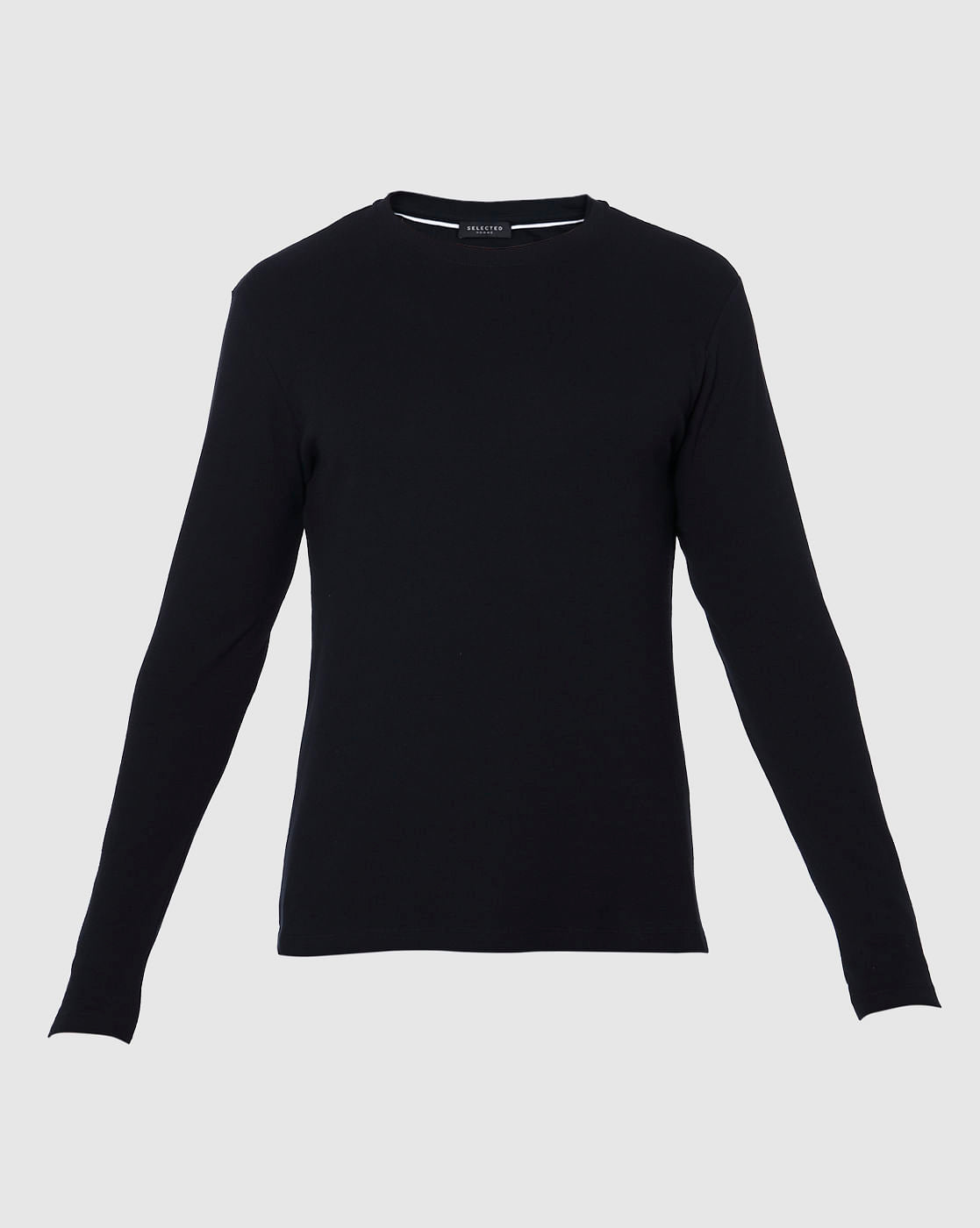 Black Crew Neck Pullover