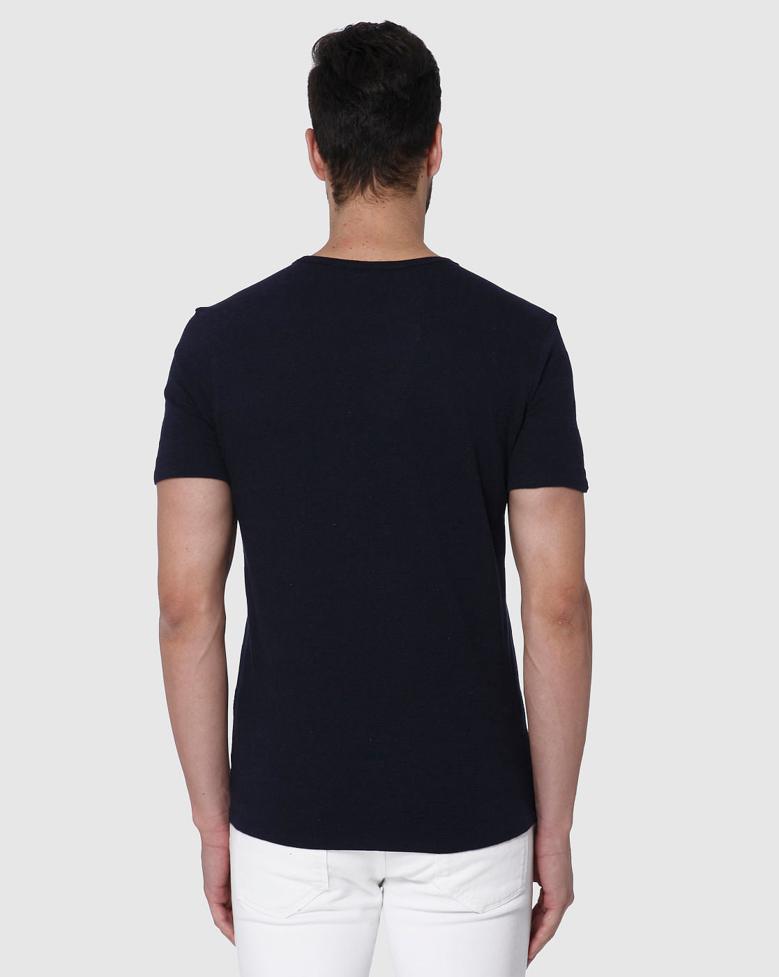 Blue Crew Neck T-Shirt