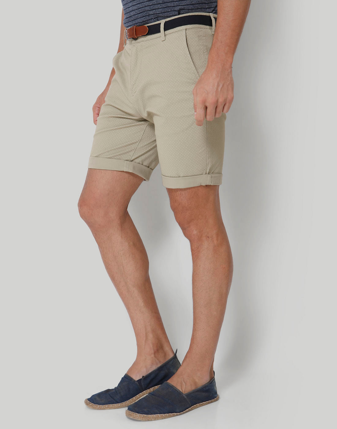 Grey Chino Shorts