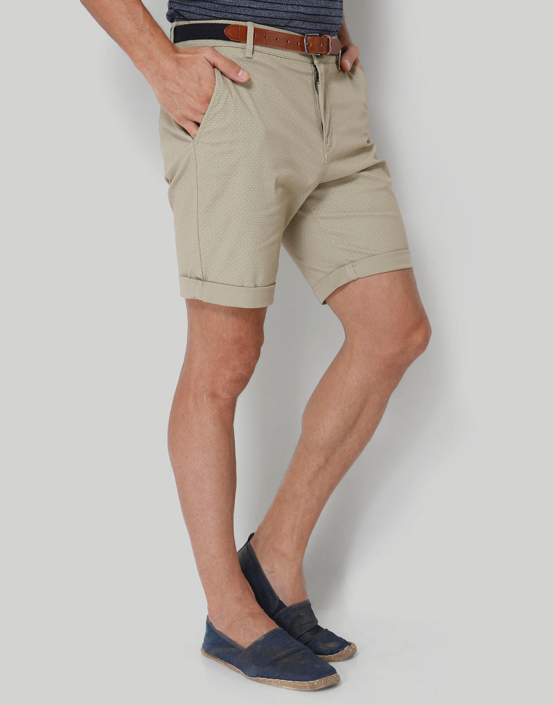 Grey Chino Shorts