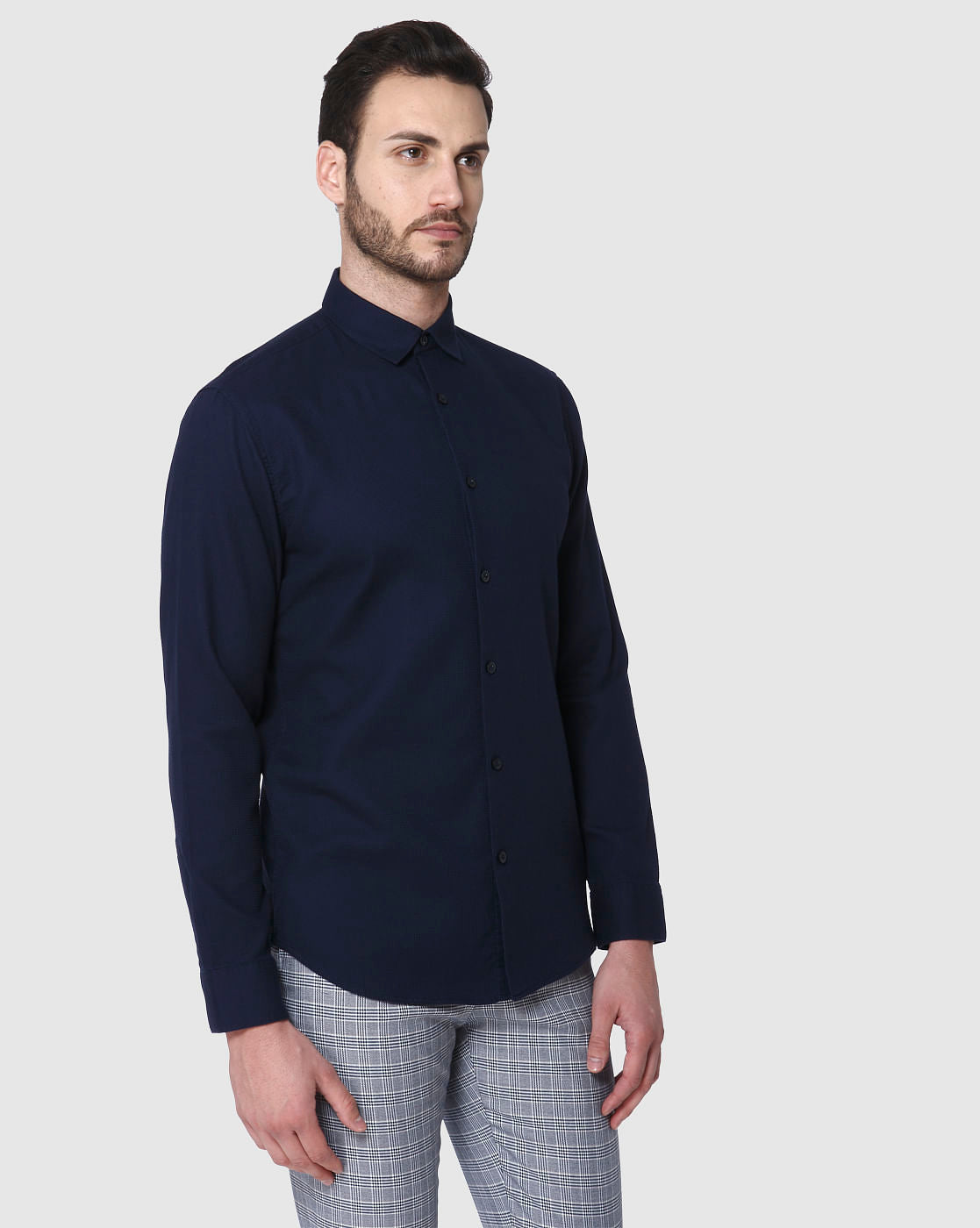 Blue Full Sleeves Shirt