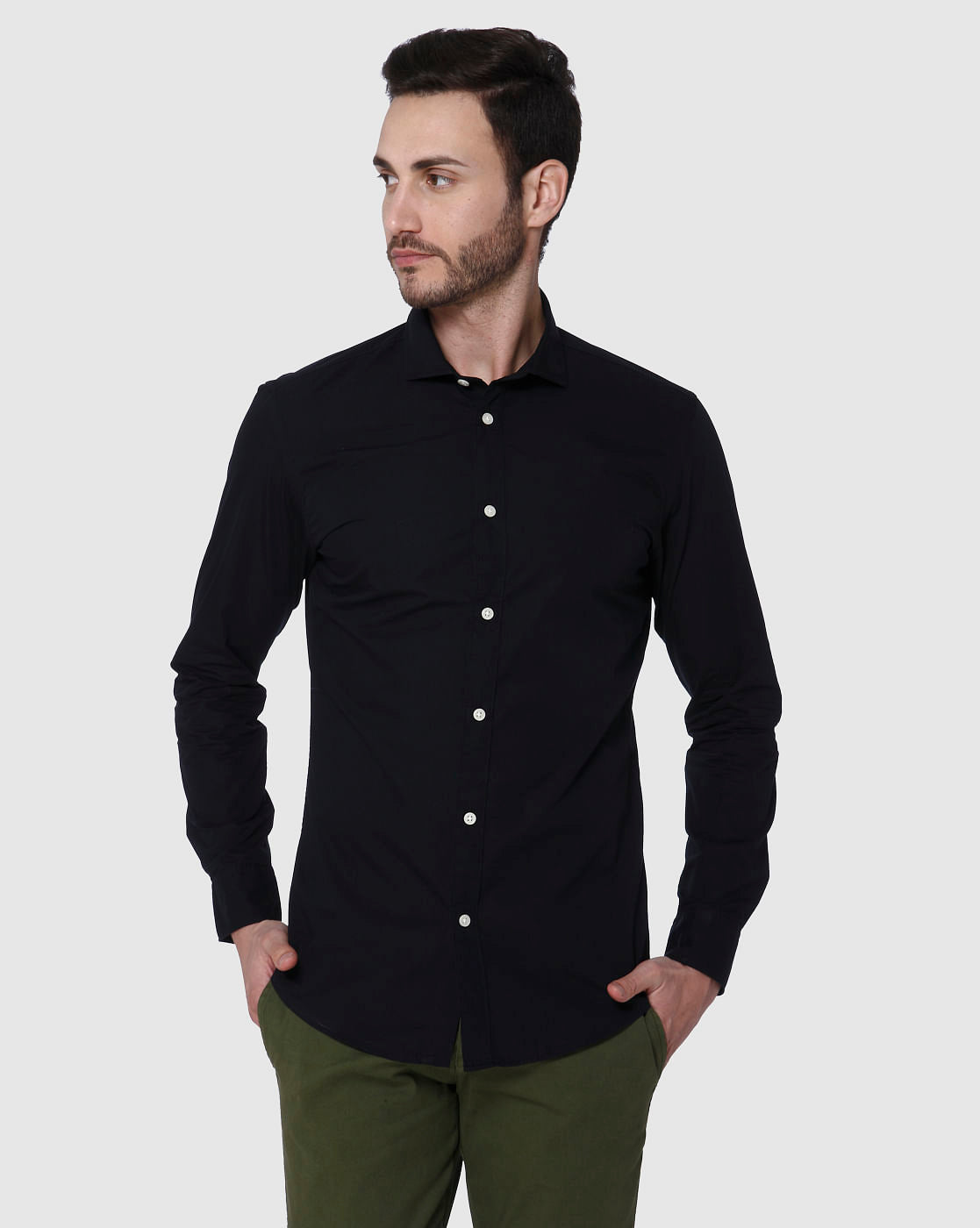 Black Full Sleeves Shirt