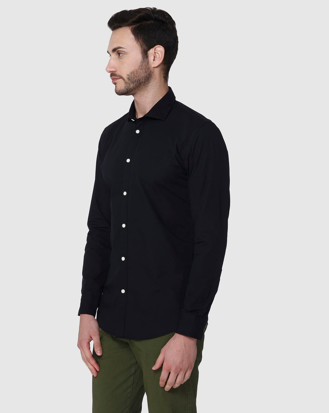 Black Full Sleeves Shirt