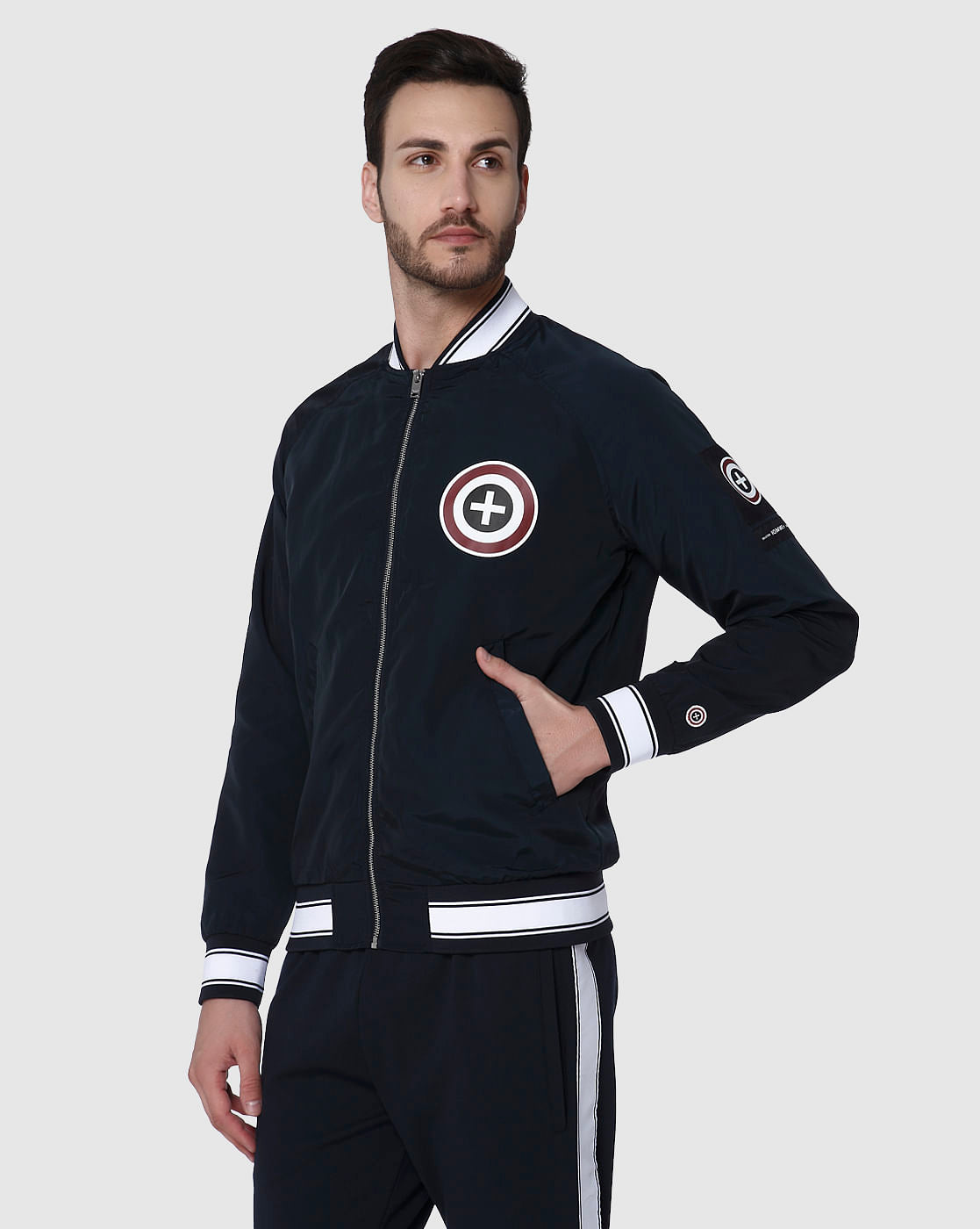 Blue Bomber Jacket