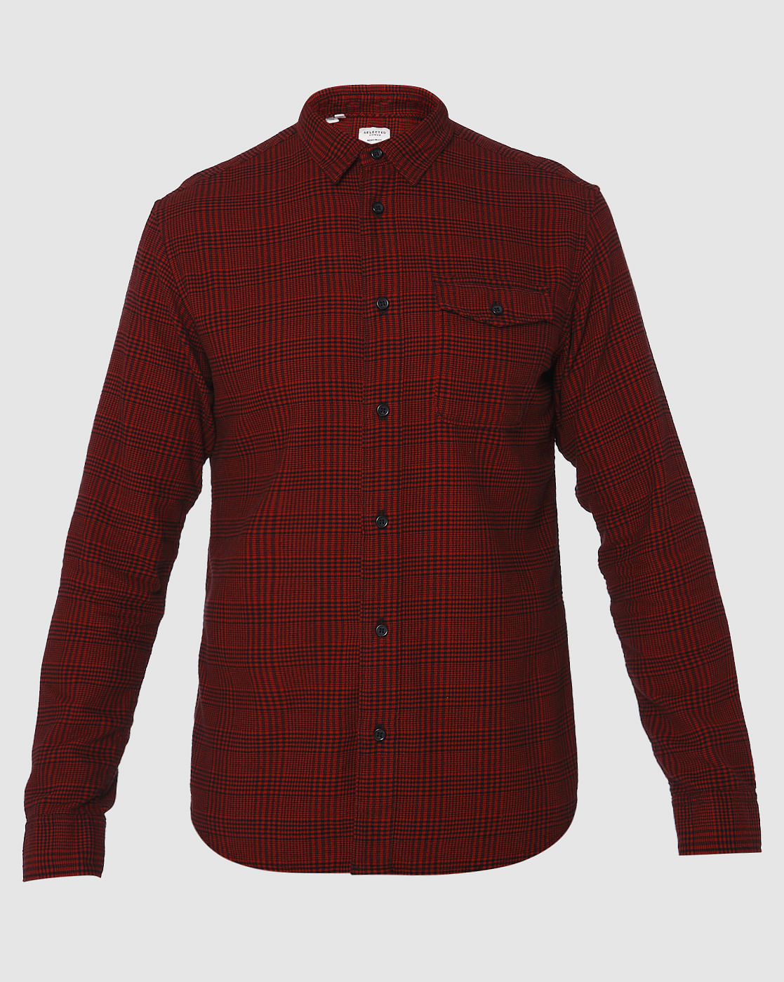 Red Check Full Sleeves Shirt