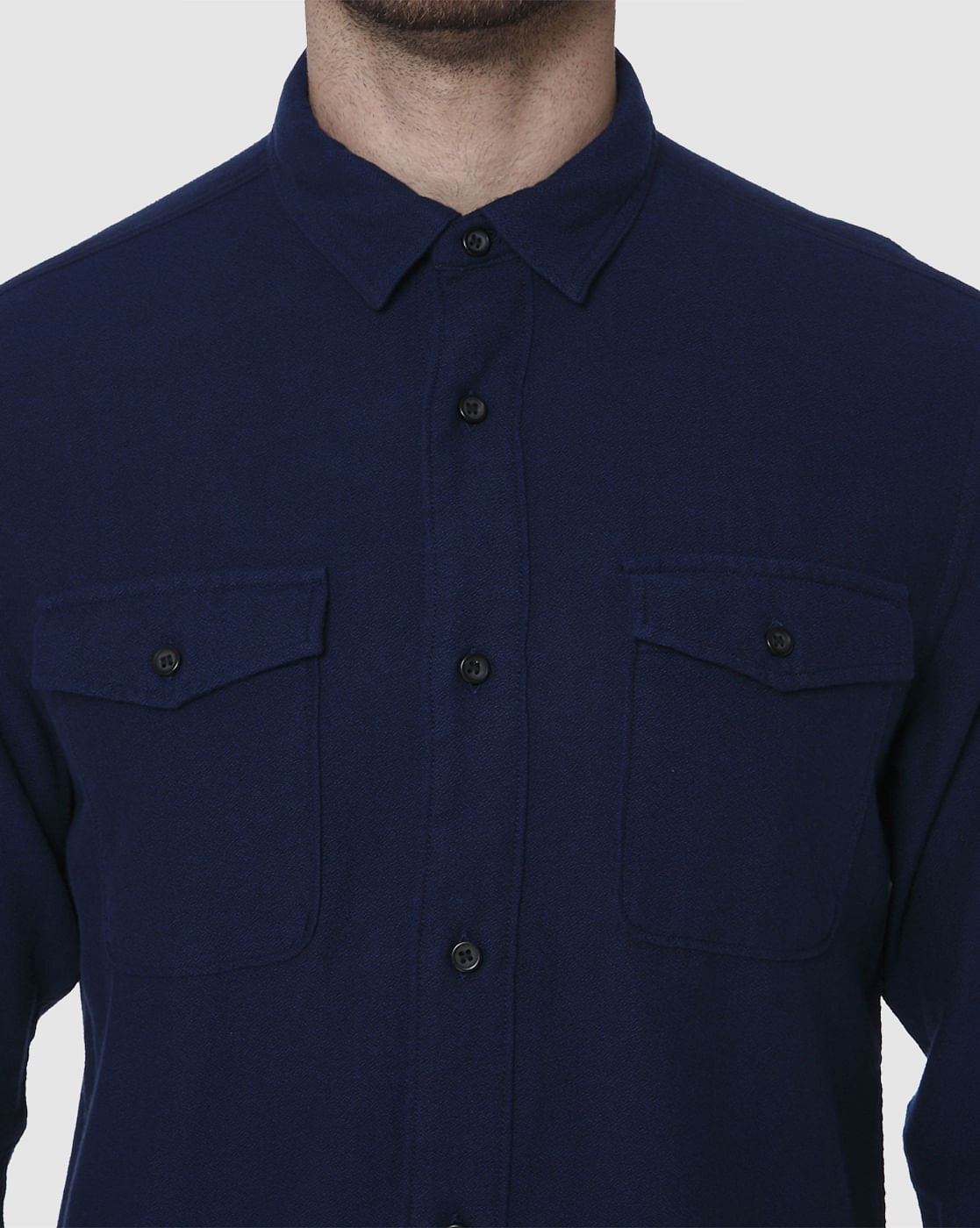 Blue Full Sleeves Shirt