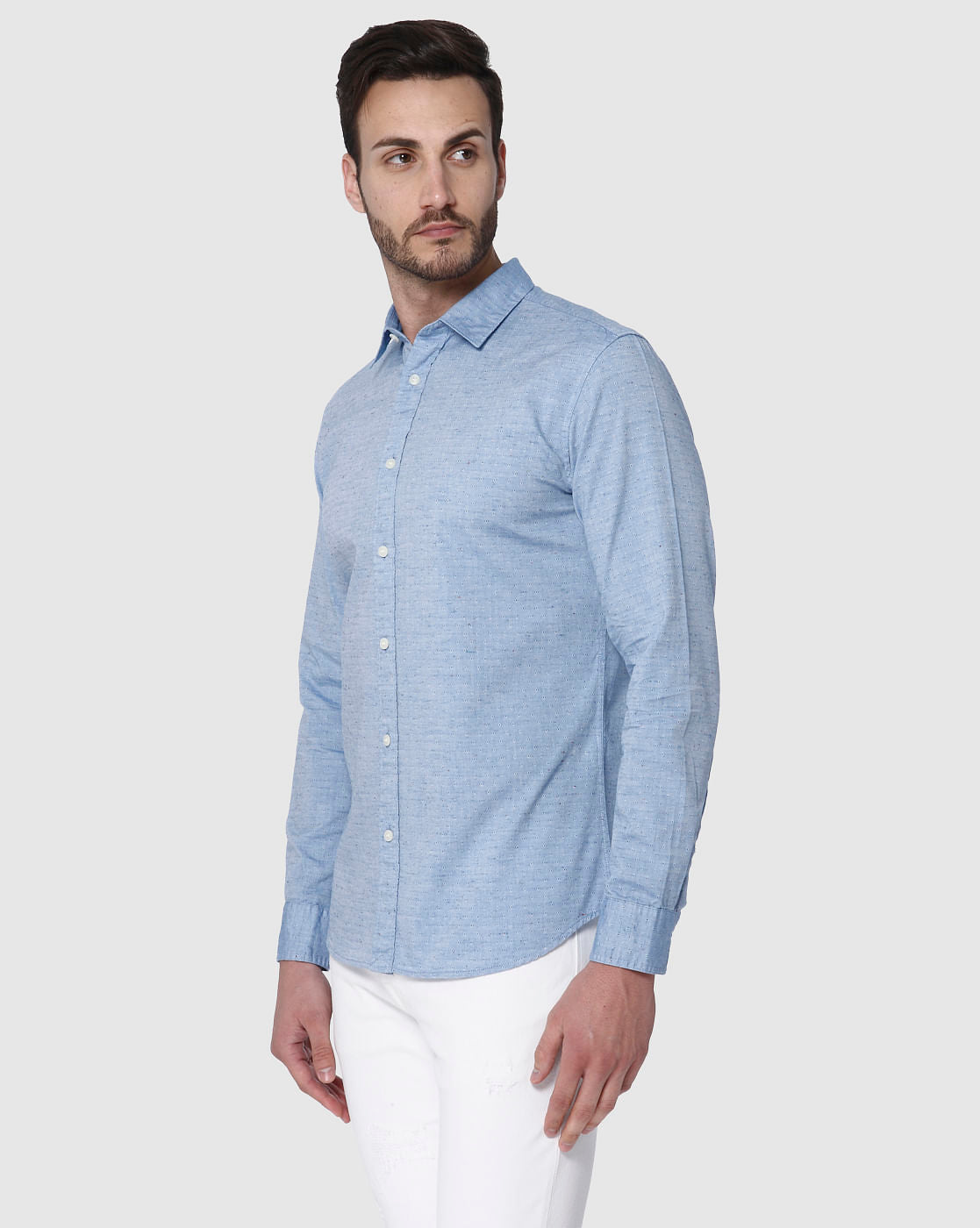 Blue Full Sleeves Shirt