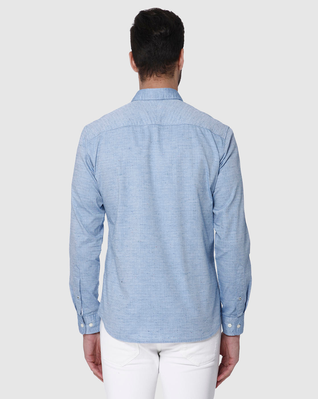 Blue Full Sleeves Shirt
