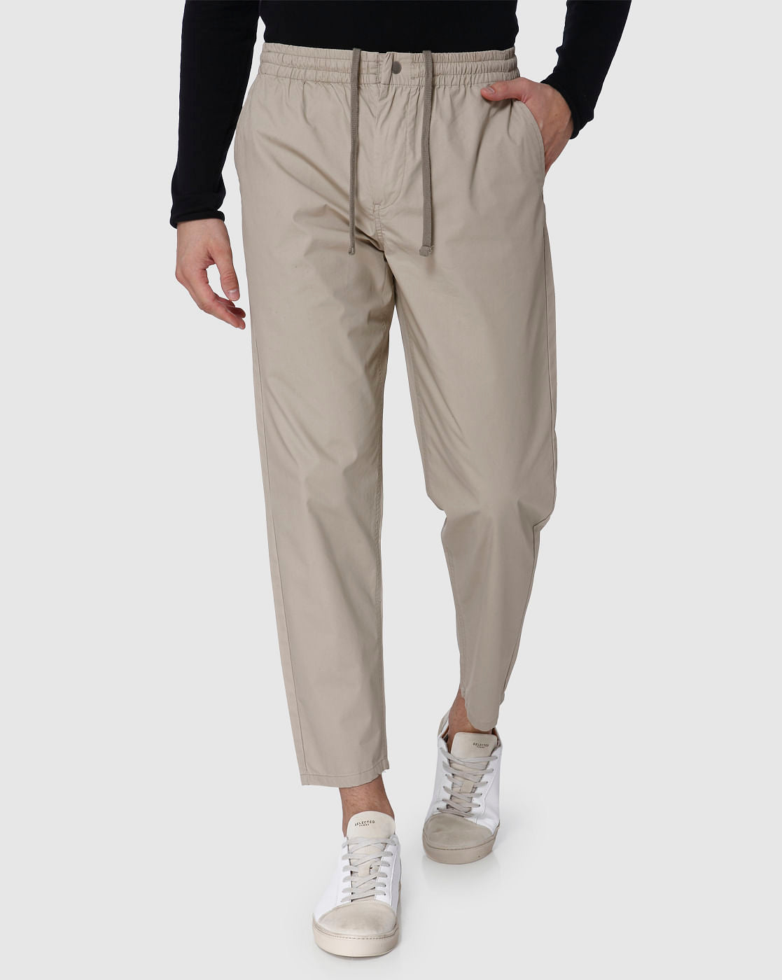 Beige Crockery Pants