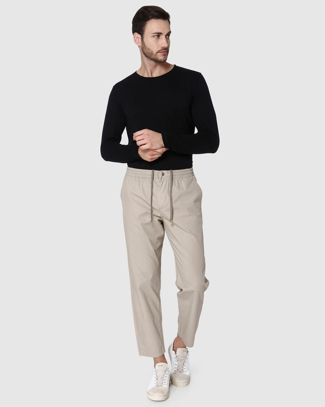 Beige Crockery Pants