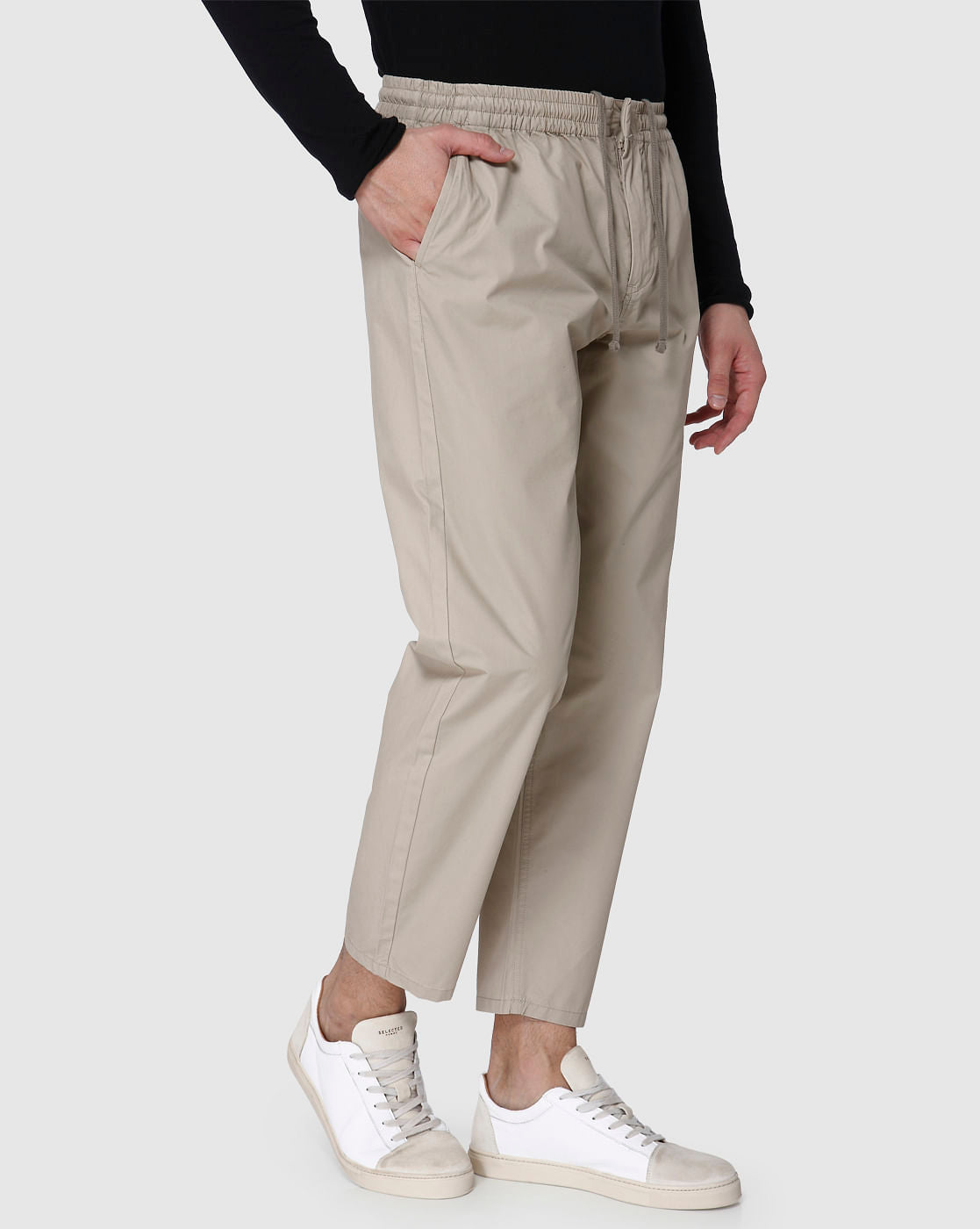 Beige Crockery Pants