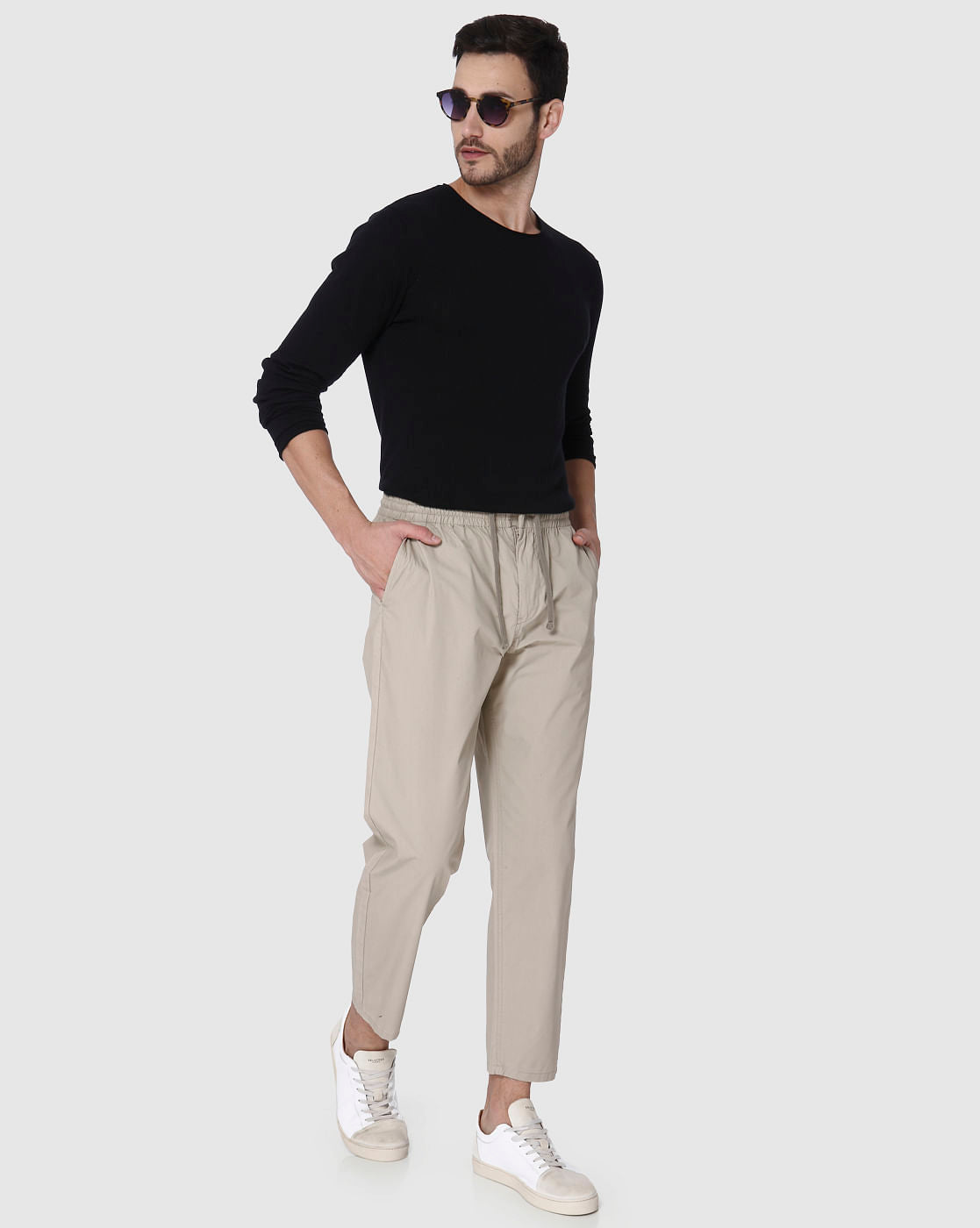 Beige Crockery Pants