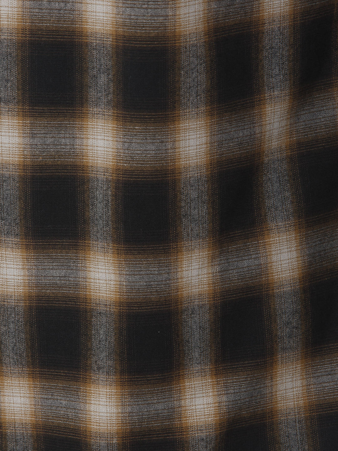 Brown Check Full Sleeves Shirt