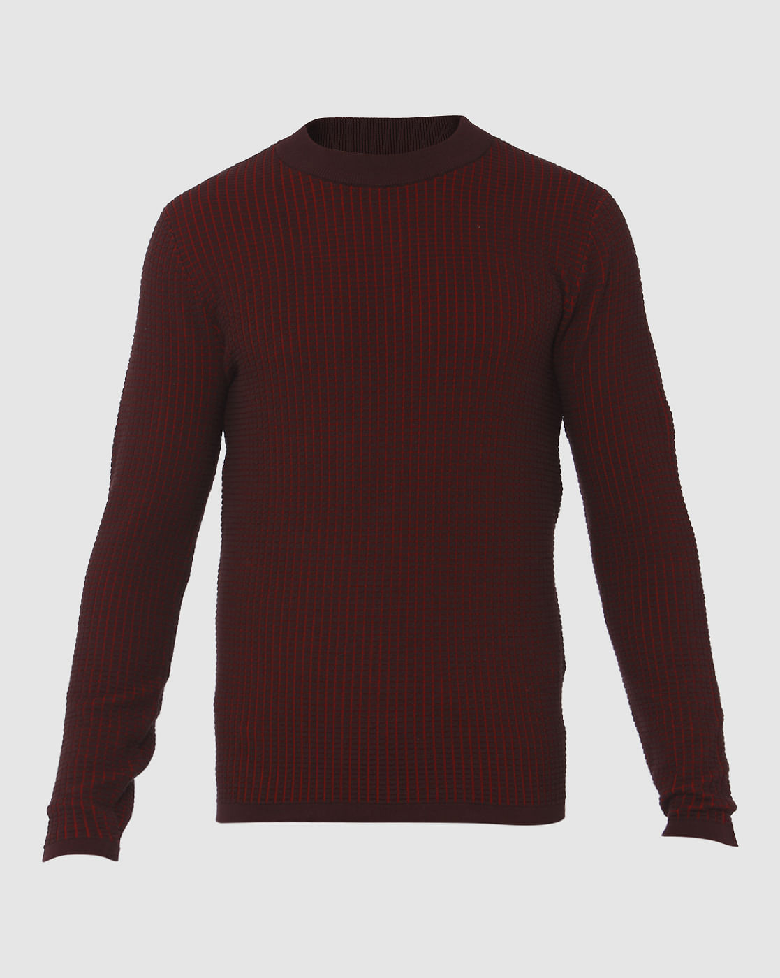 Red Check Pullover