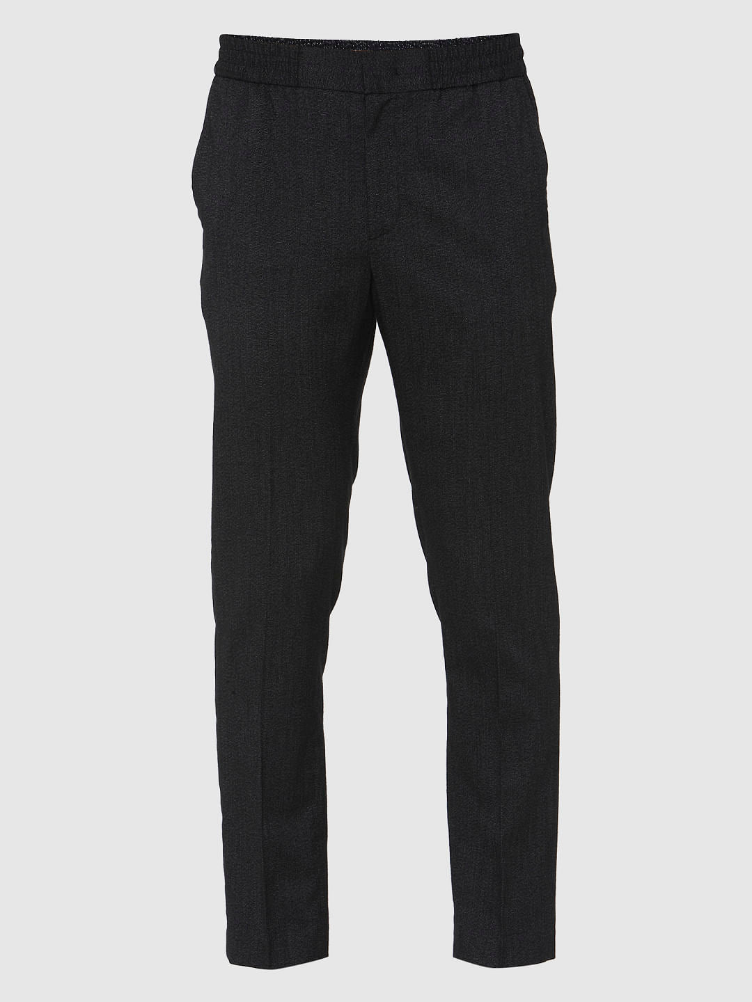 Black Tapered Fit Trousers