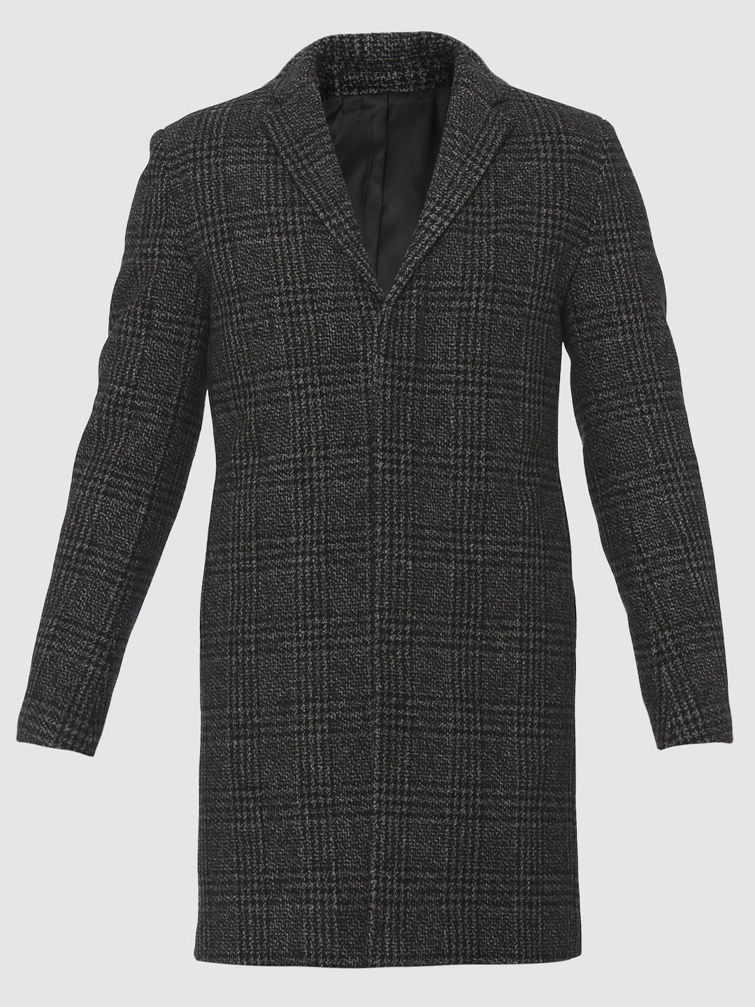Grey Check Coat