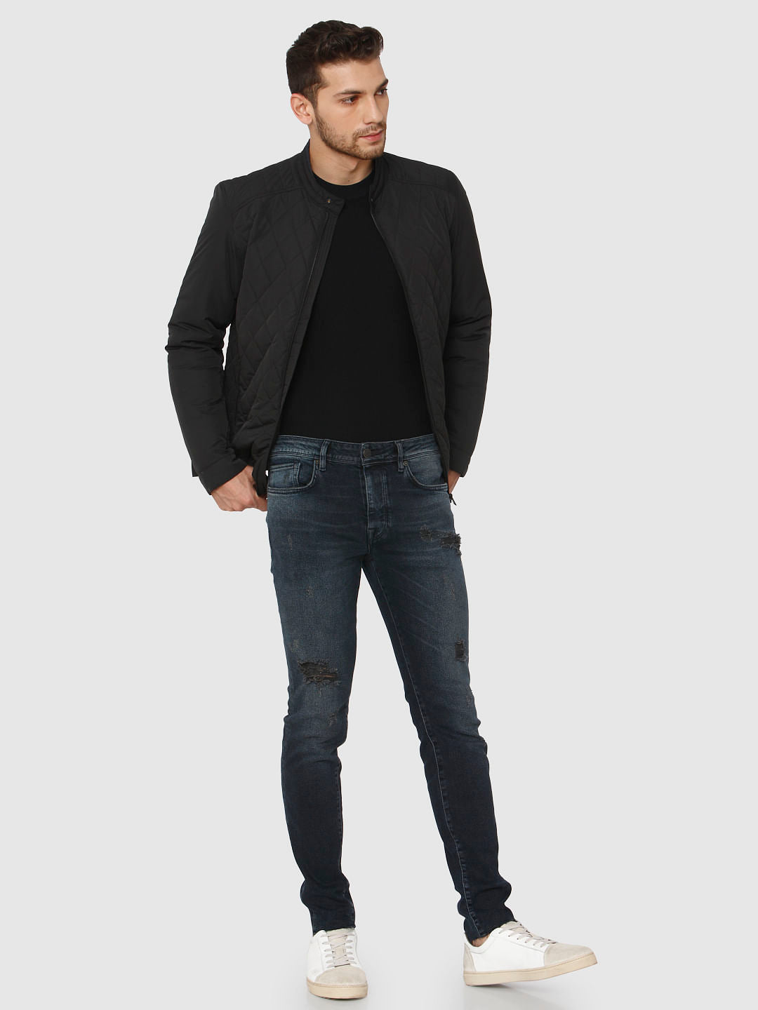 Black Quilt Jacket