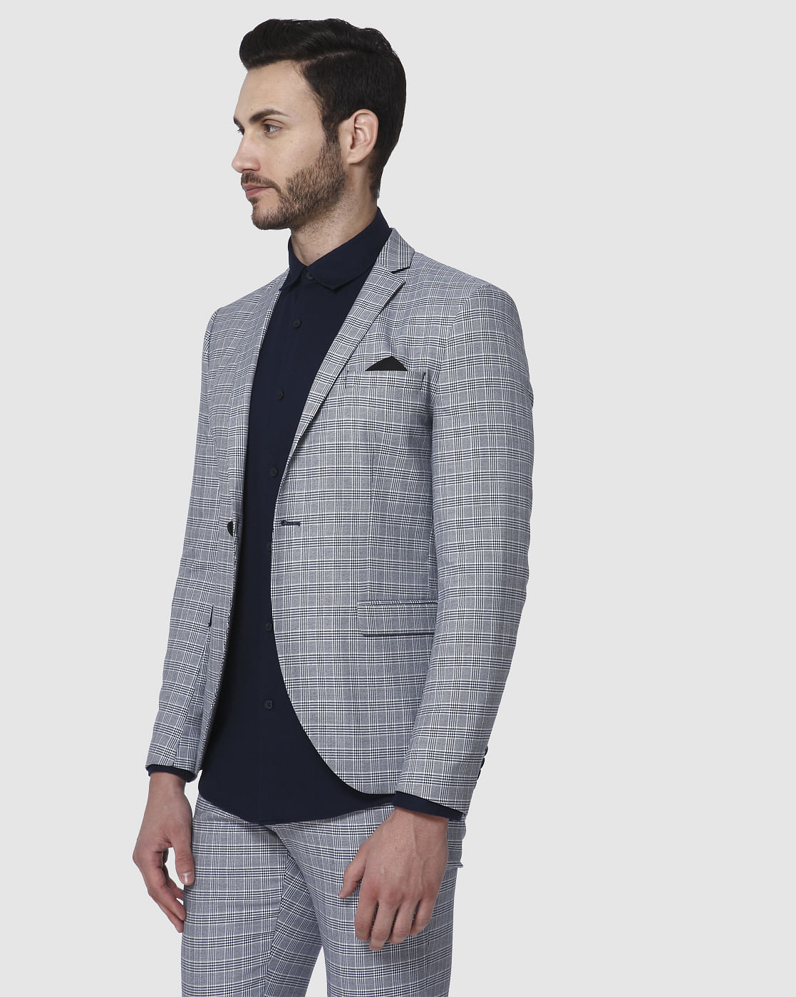Blue Check Blazer