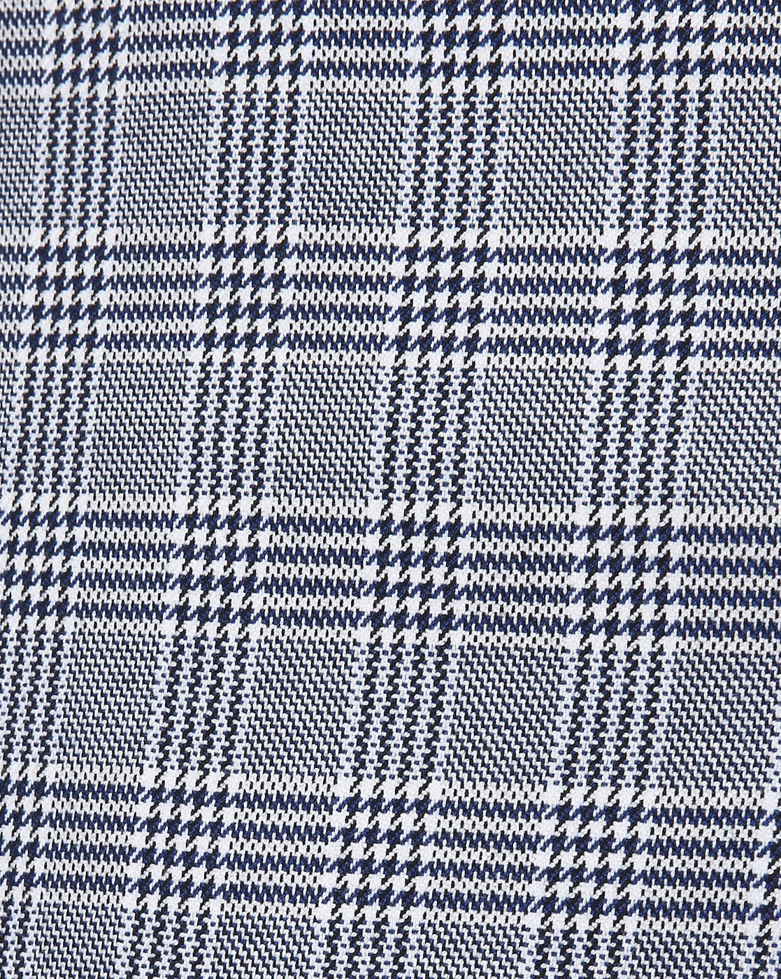 Blue Check Trousers