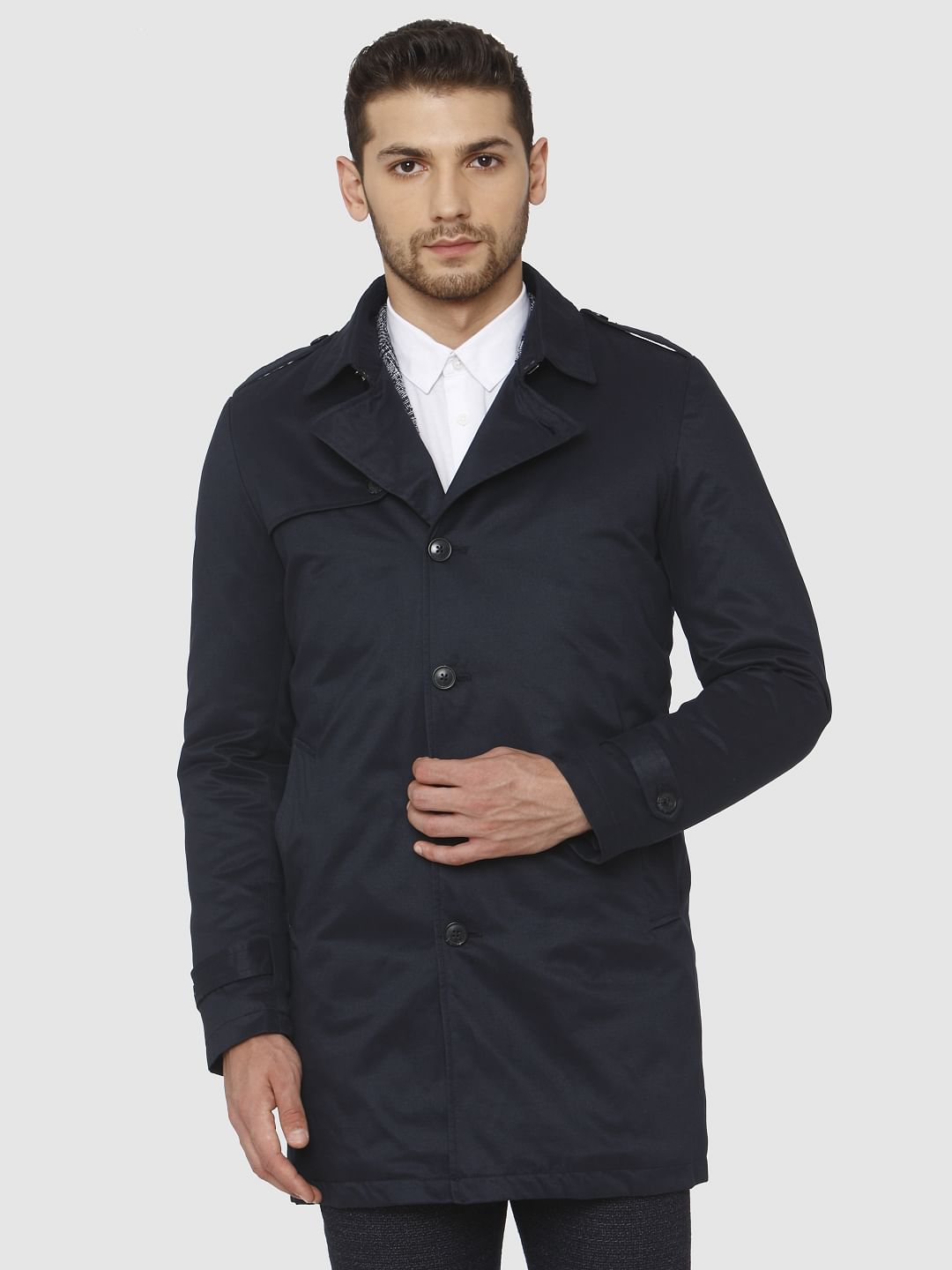 Blue Trench Coat