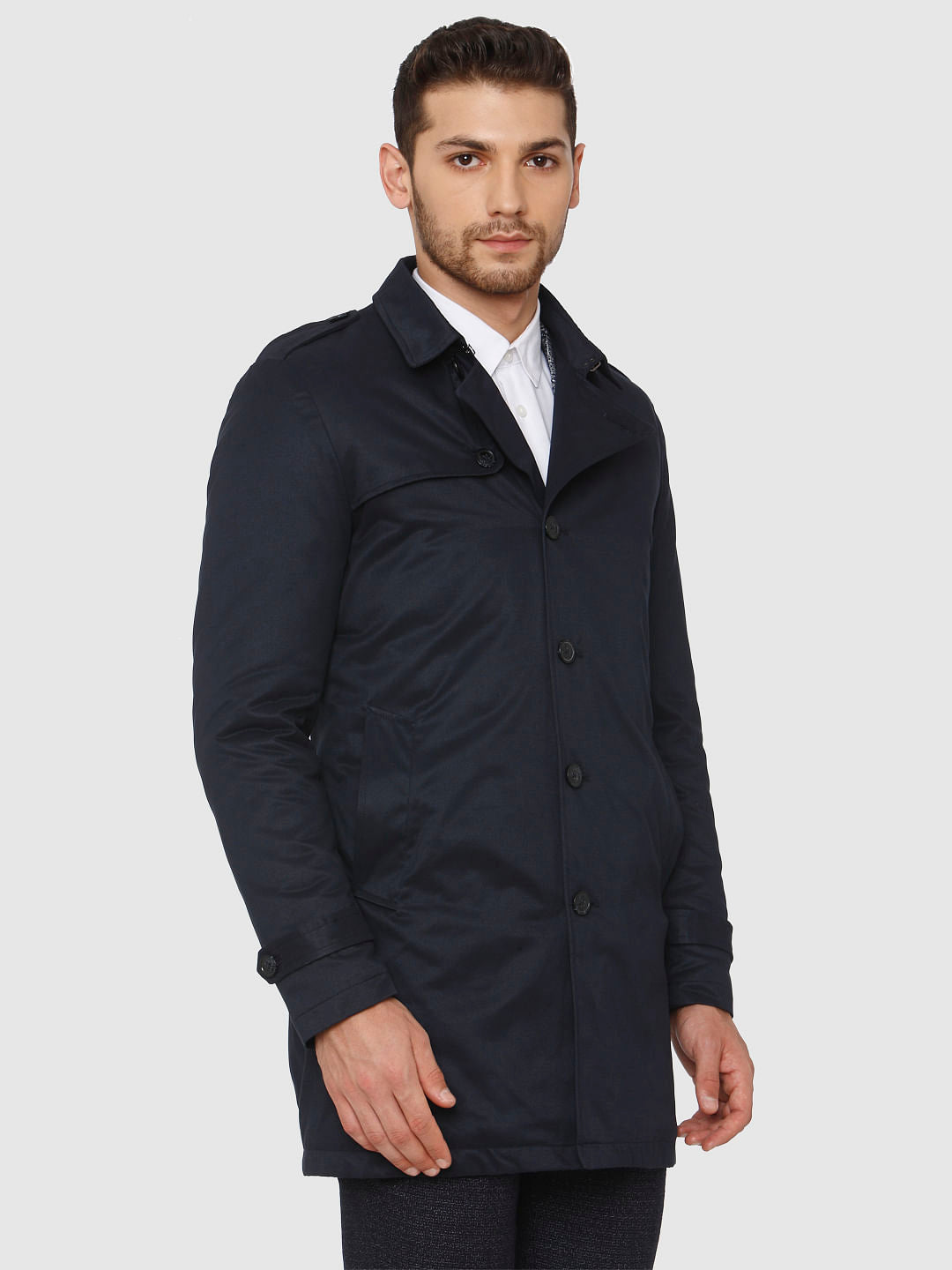 Blue Trench Coat