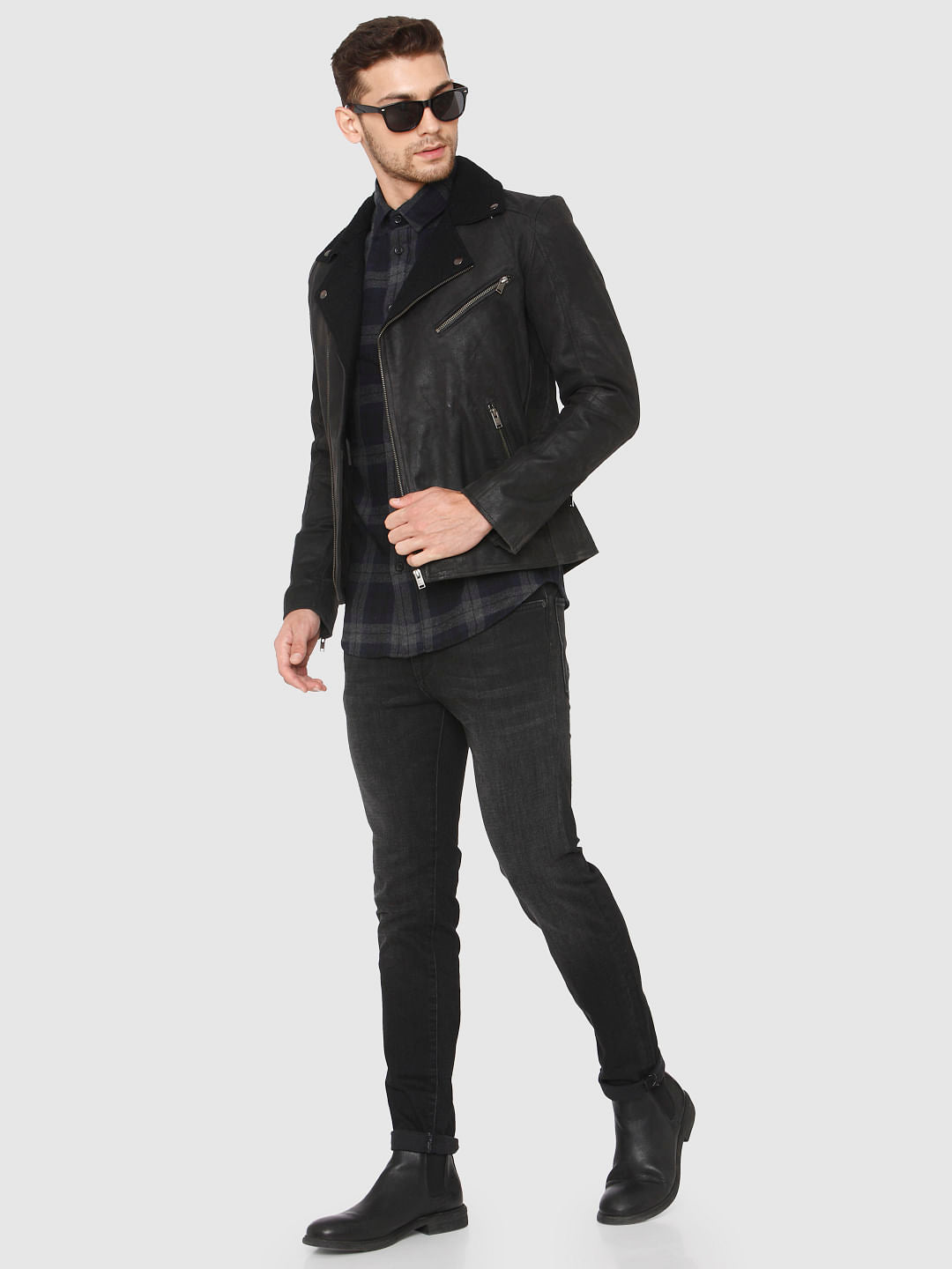 Black Biker Jacket