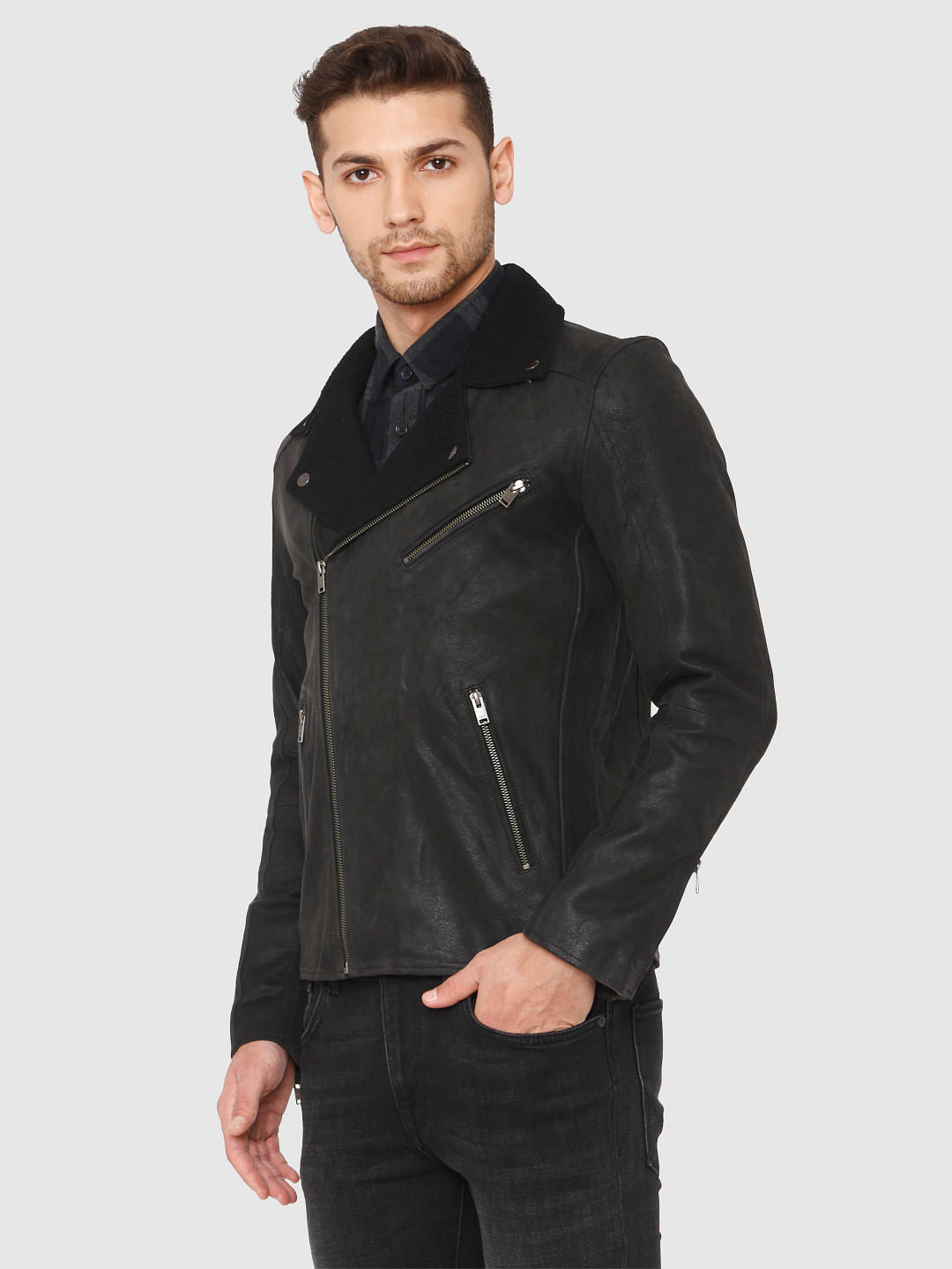 Black Biker Jacket